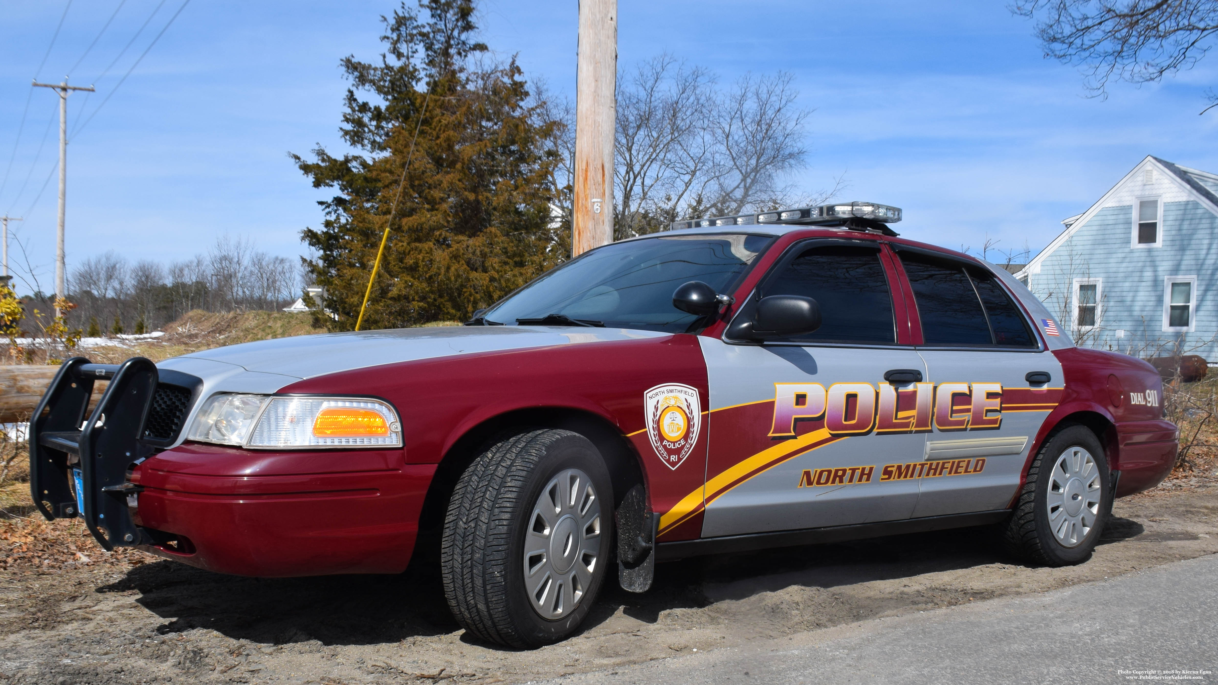 A photo  of North Smithfield Police
            Cruiser 234, a 2011 Ford Crown Victoria Police Interceptor             taken by Kieran Egan