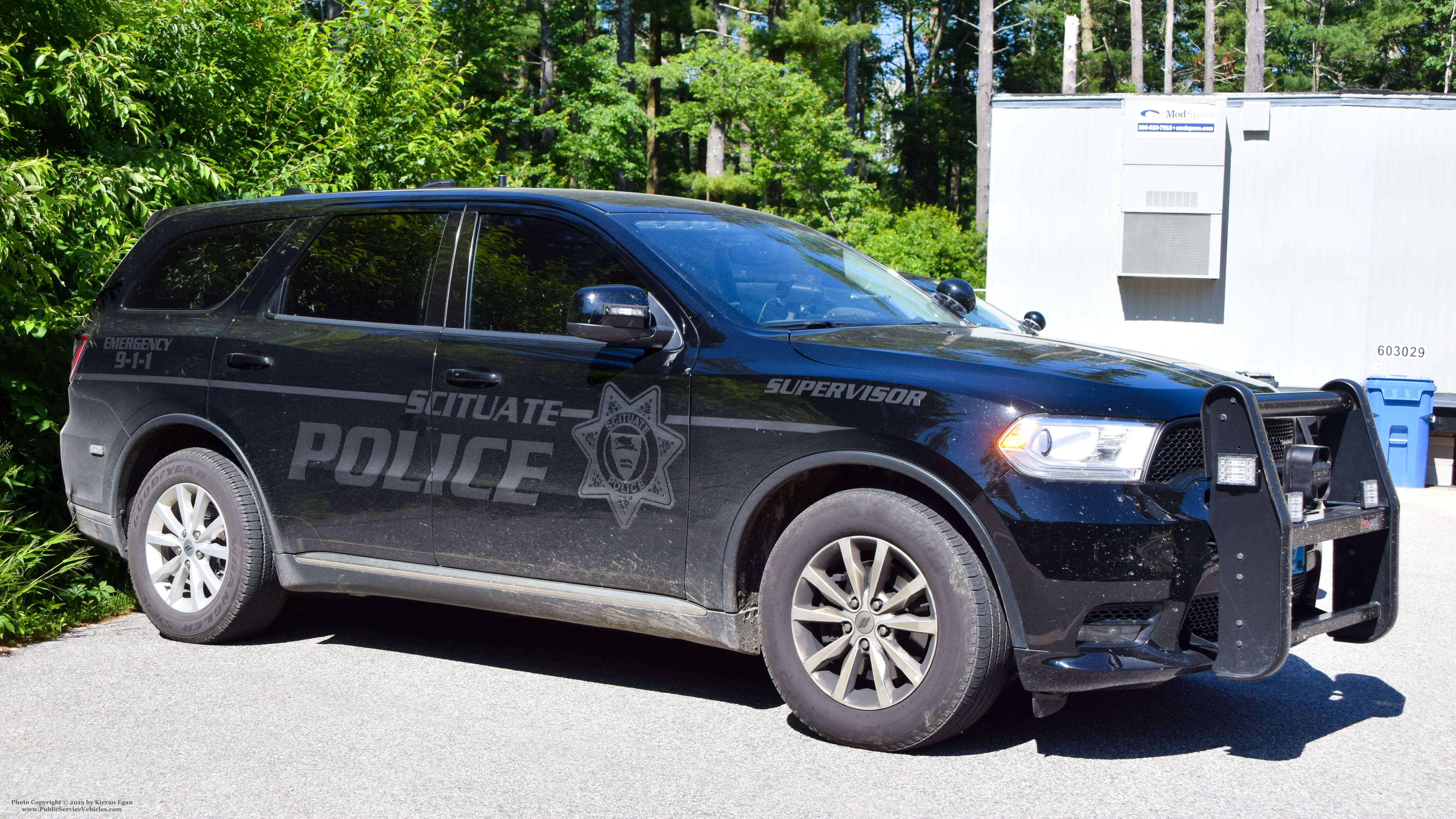A photo  of Scituate Police
            Cruiser 809, a 2019 Dodge Durango             taken by Kieran Egan
