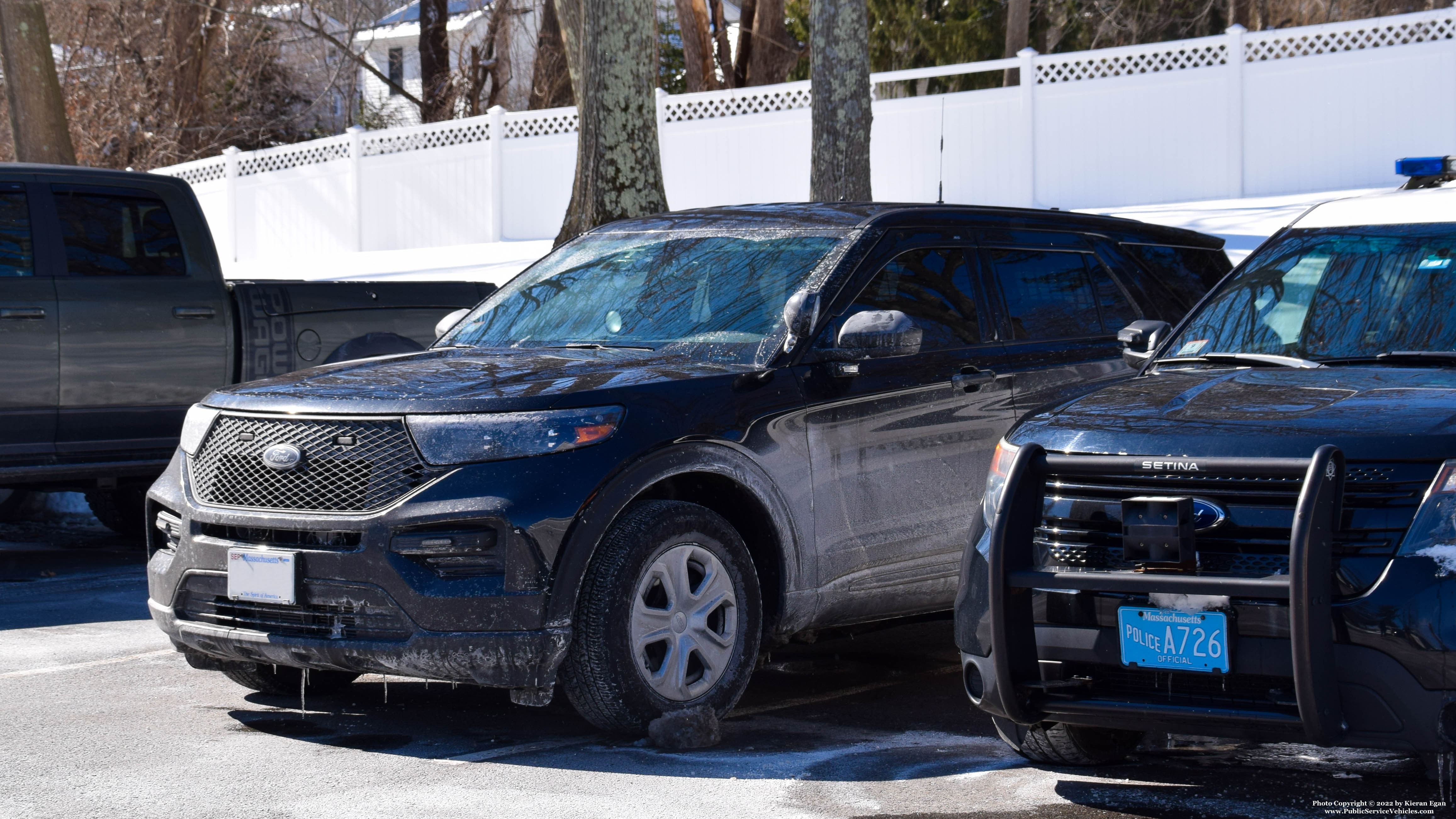 A photo  of Auburn Police
            Car 42, a 2020-2021 Ford Police Interceptor Utility             taken by Kieran Egan