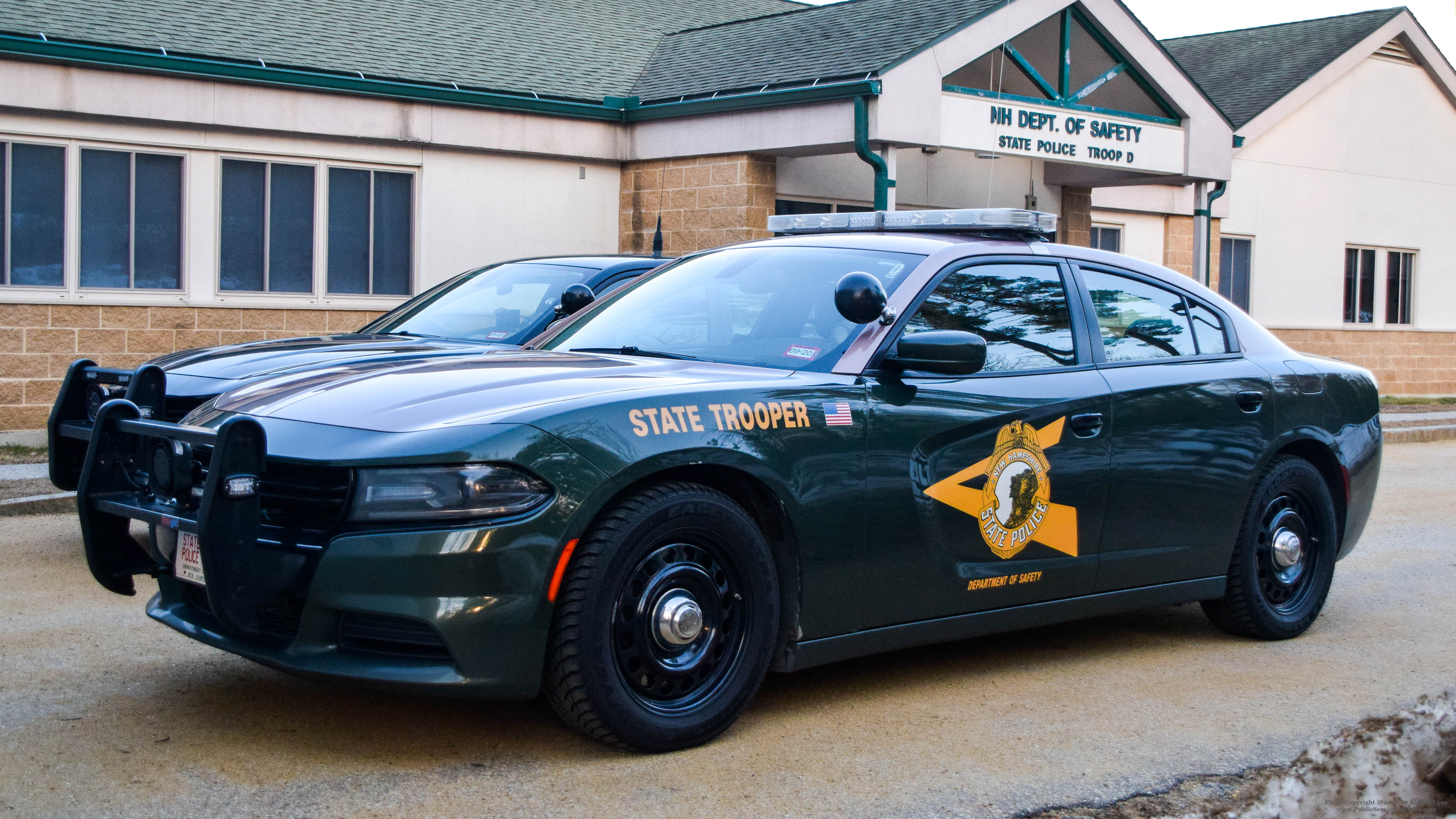 A photo  of New Hampshire State Police
            Cruiser 410, a 2015-2019 Dodge Charger             taken by Kieran Egan