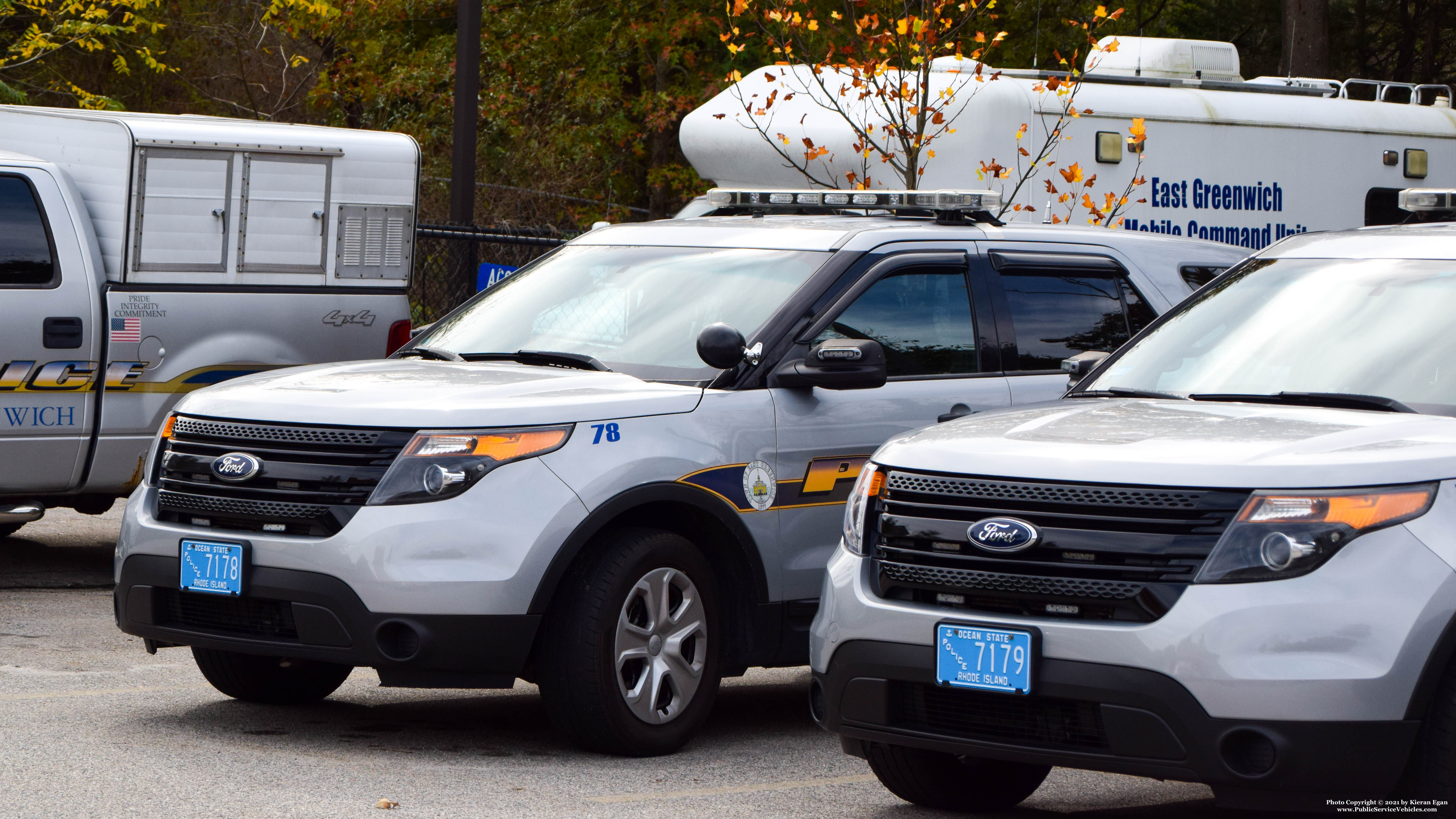 A photo  of East Greenwich Police
            Cruiser 7178, a 2014 Ford Police Interceptor Utility/2014 Ford Police Interceptor Utility             taken by Kieran Egan