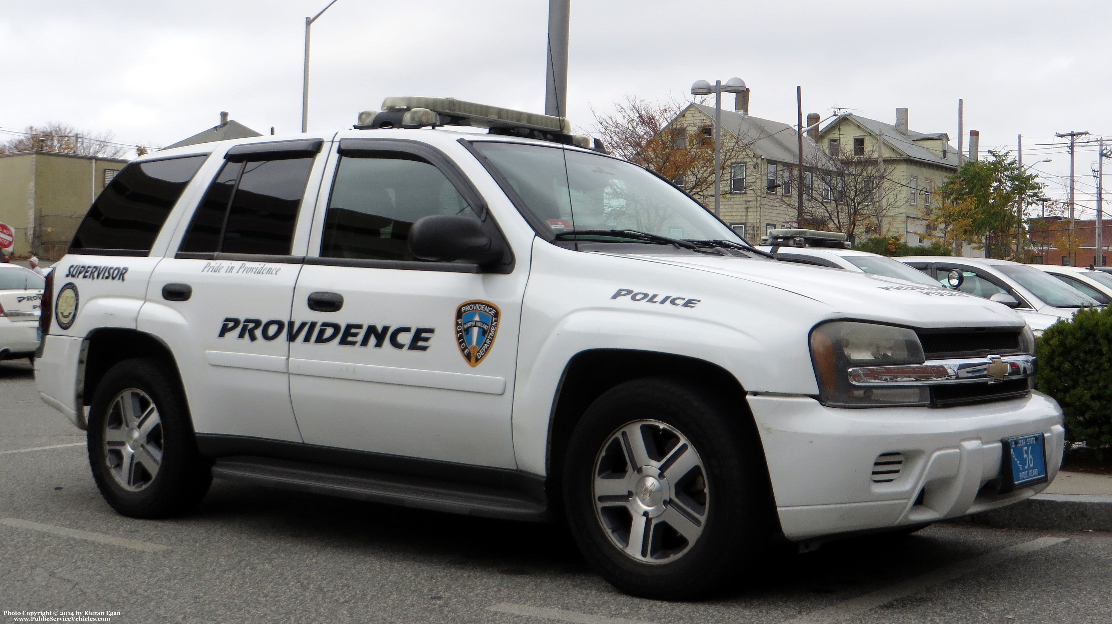 A photo  of Providence Police
            Cruiser 56, a 2002-2005 Chevrolet TrailBlazer             taken by Kieran Egan