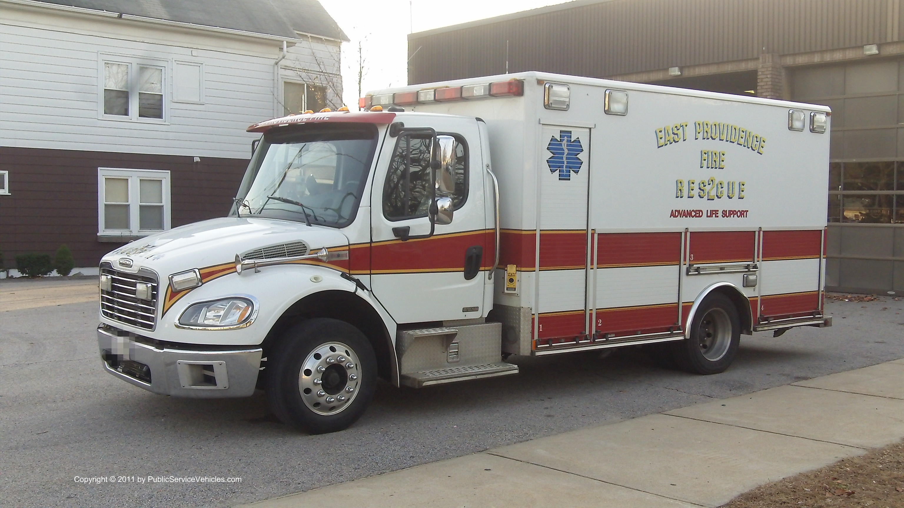 A photo  of East Providence Fire
            Rescue 2, a 2007 Freightliner             taken by Kieran Egan