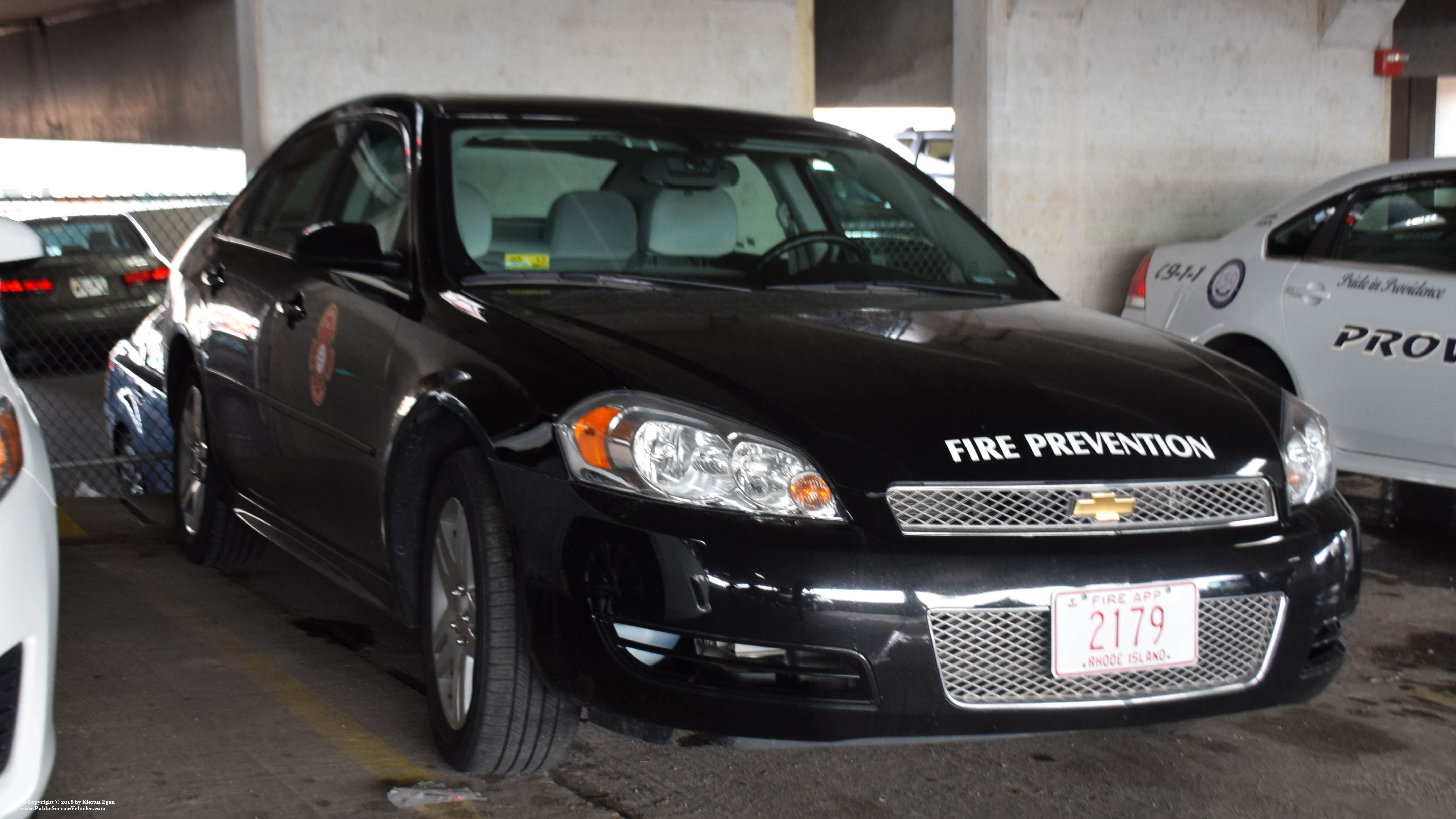 A photo  of Providence Fire
            Fire Prevention Vehicle, a 2006-2013 Chevrolet Impala             taken by Kieran Egan