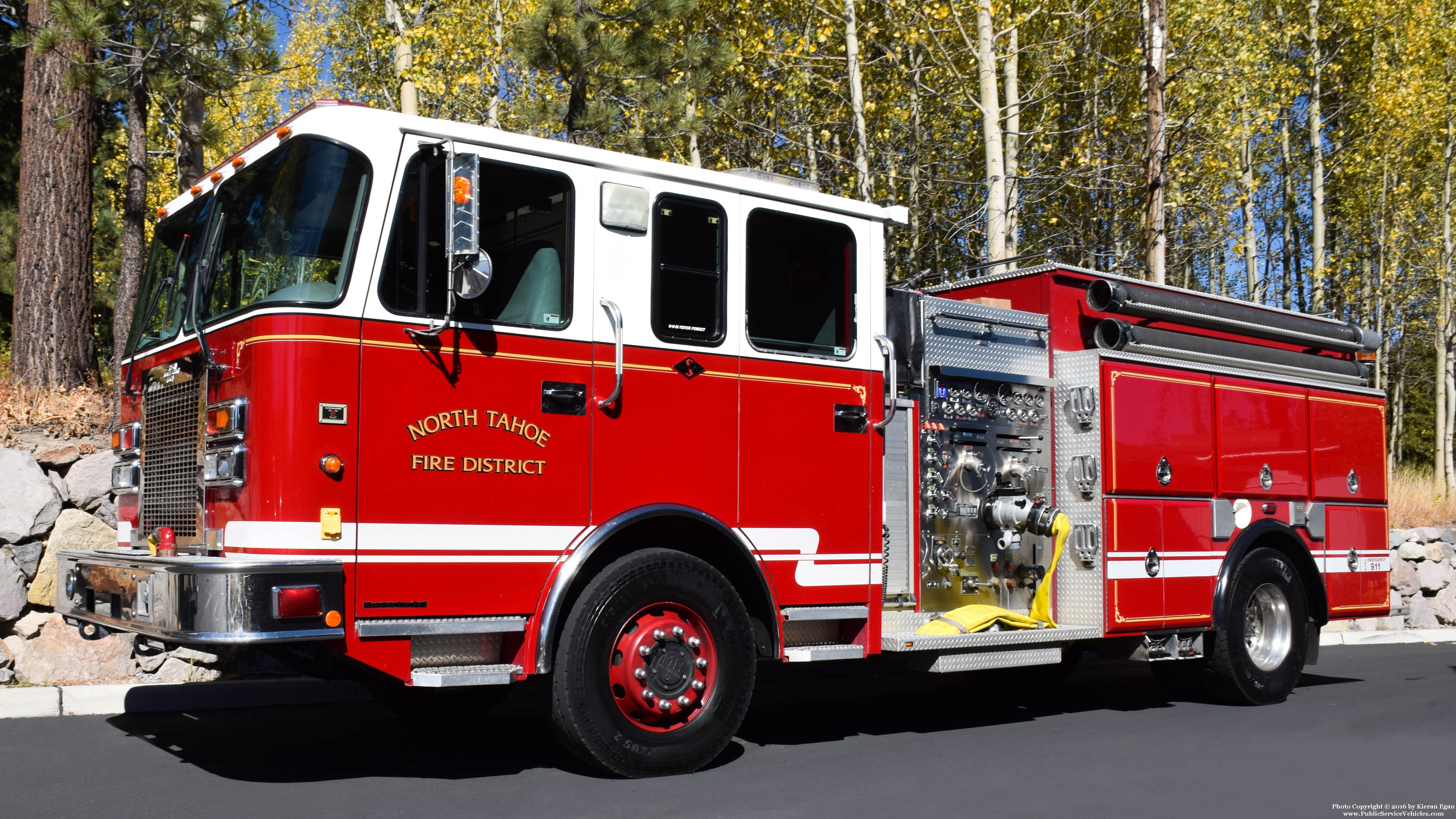 A photo  of North Tahoe Fire District
            Engine 51, a 2003 Spartan             taken by Kieran Egan