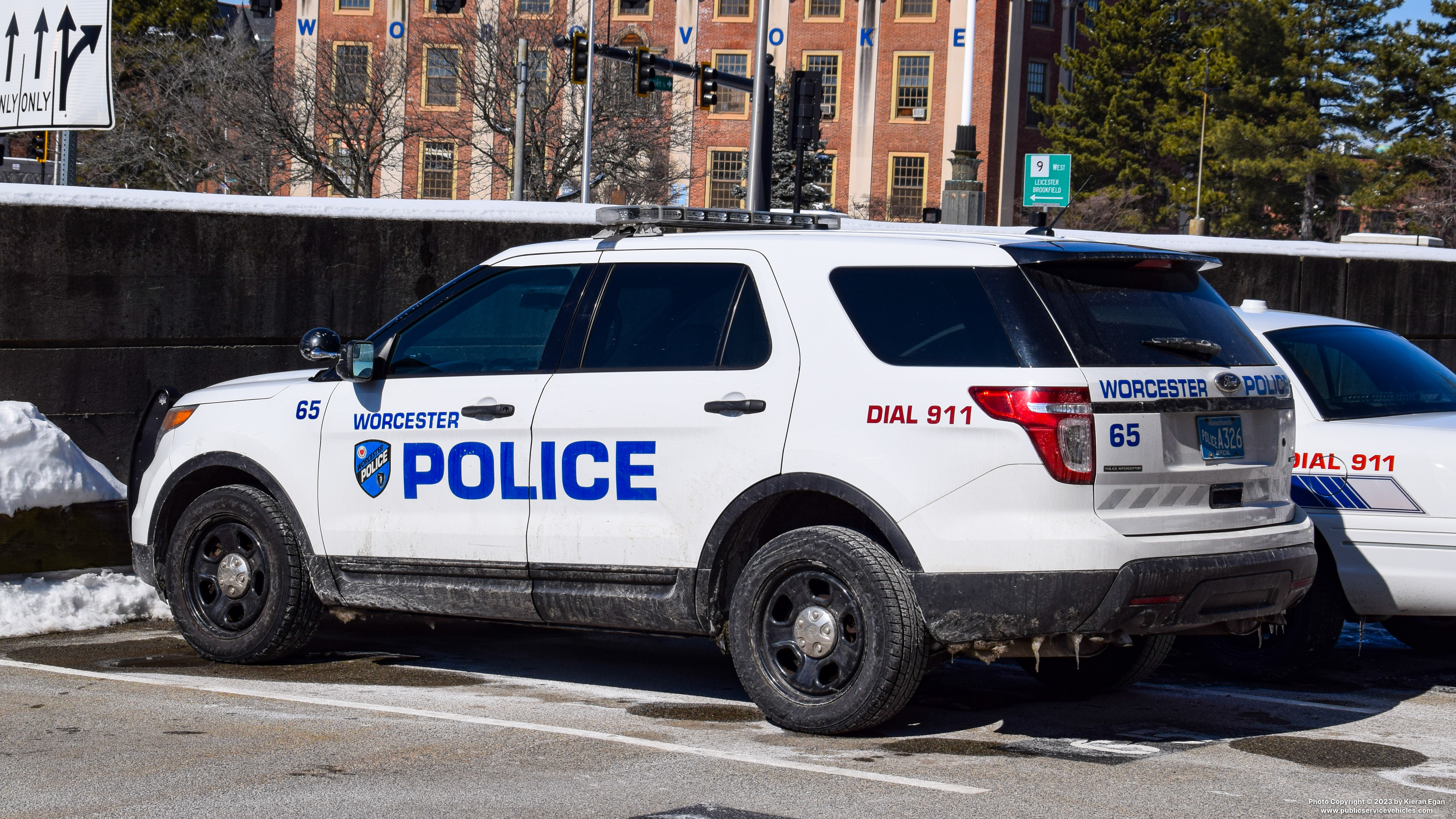 A photo  of Worcester Police
            Cruiser 65, a 2015 Ford Police Interceptor Utility             taken by Kieran Egan
