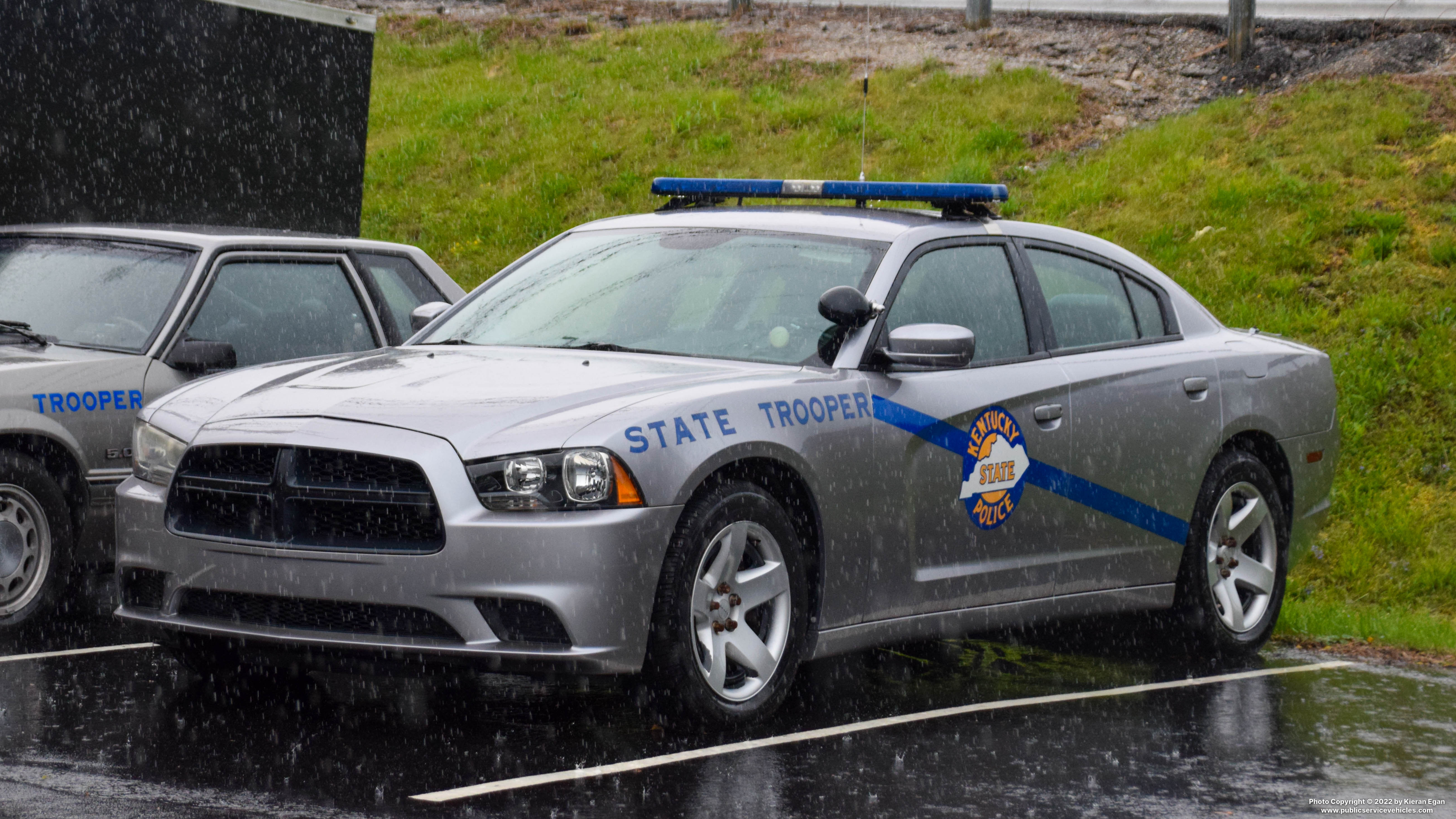 A photo  of Kentucky State Police
            Cruiser 4183, a 2011-2014 Dodge Charger             taken by Kieran Egan