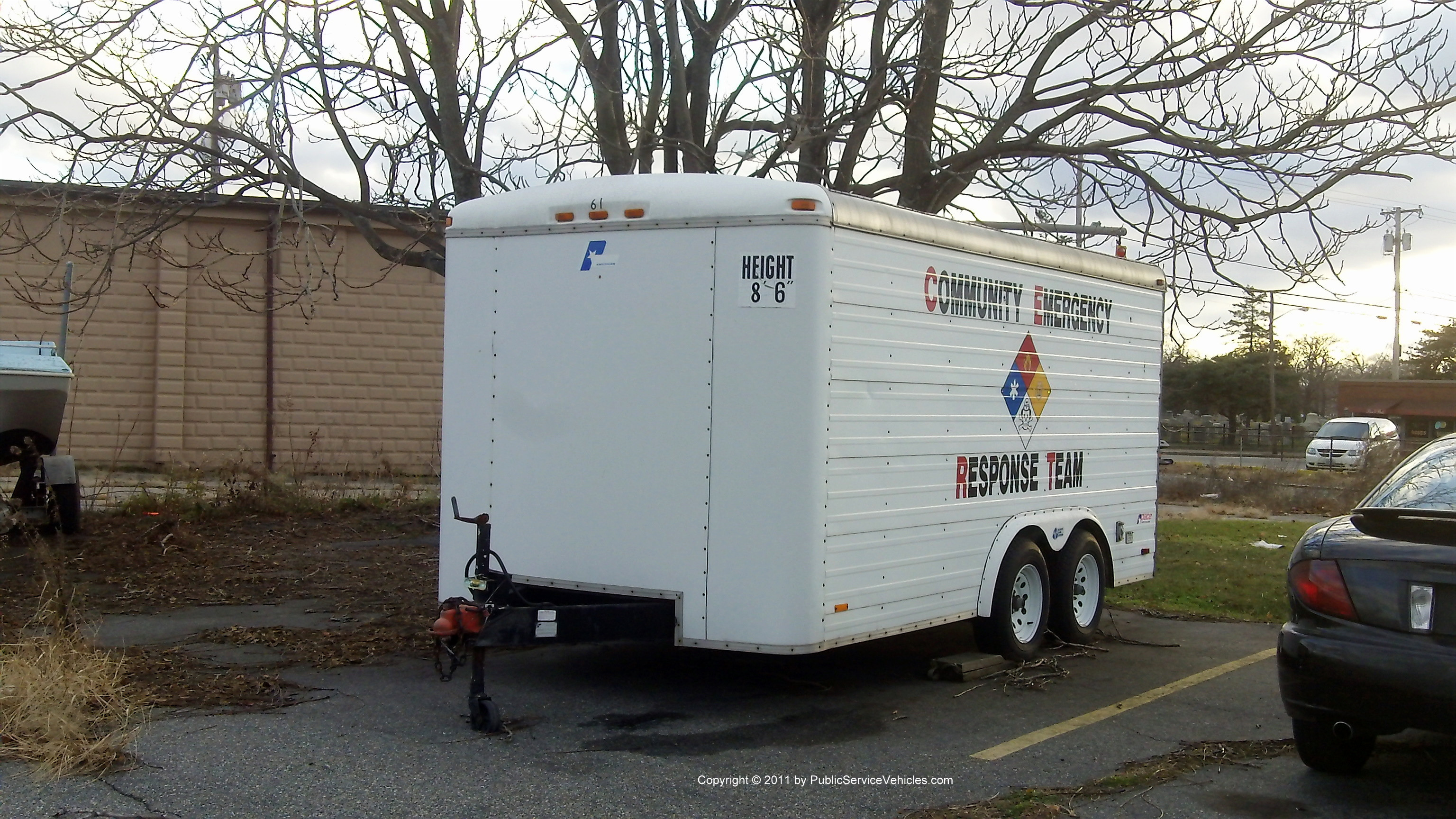 A photo  of Pawtucket Fire
            Community Emergency Response Trailer, a 1990-2010 Trailer             taken by Kieran Egan