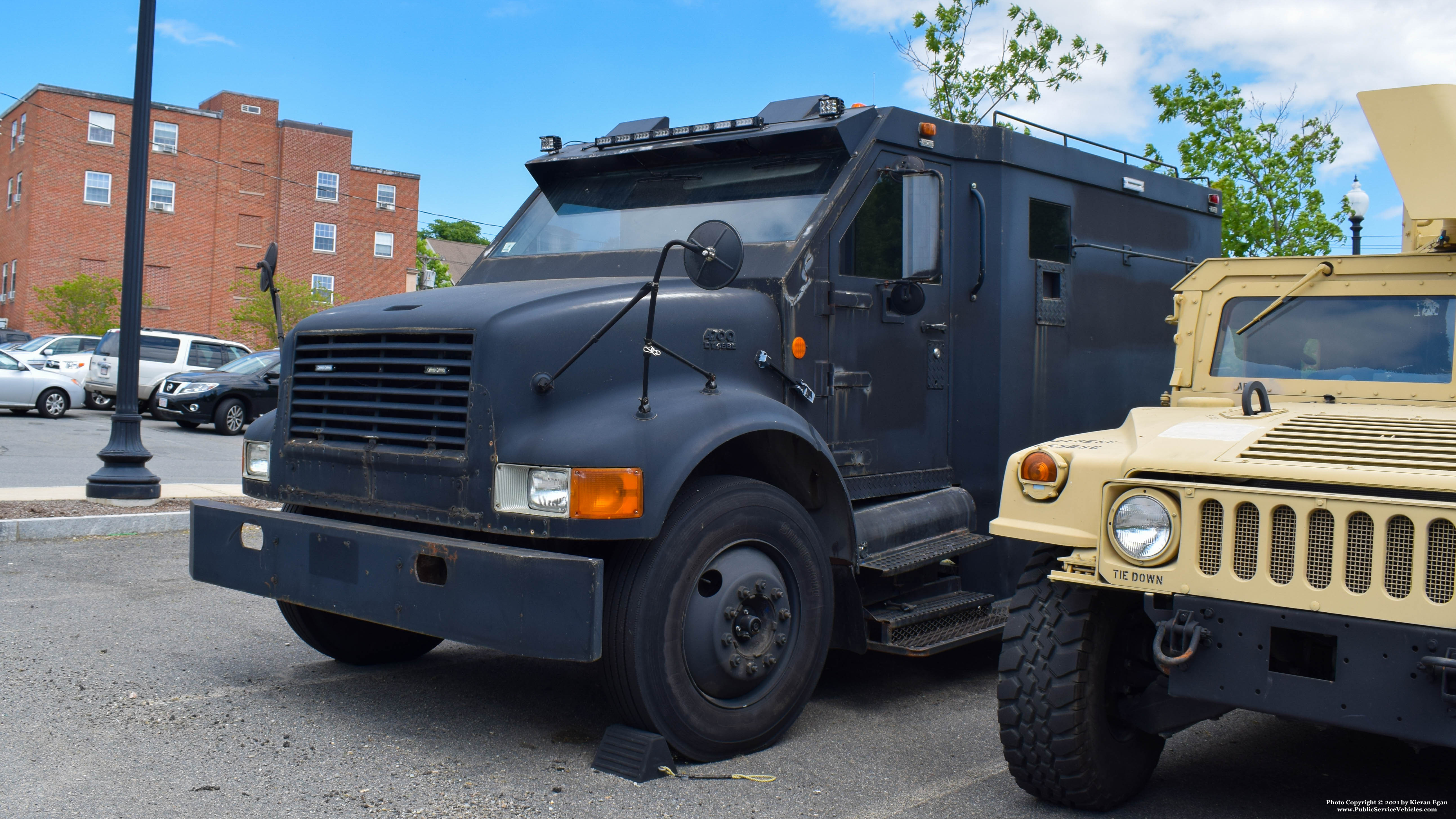 A photo  of Taunton Police
            SWAT Unit, a 1999 International 4700             taken by Kieran Egan