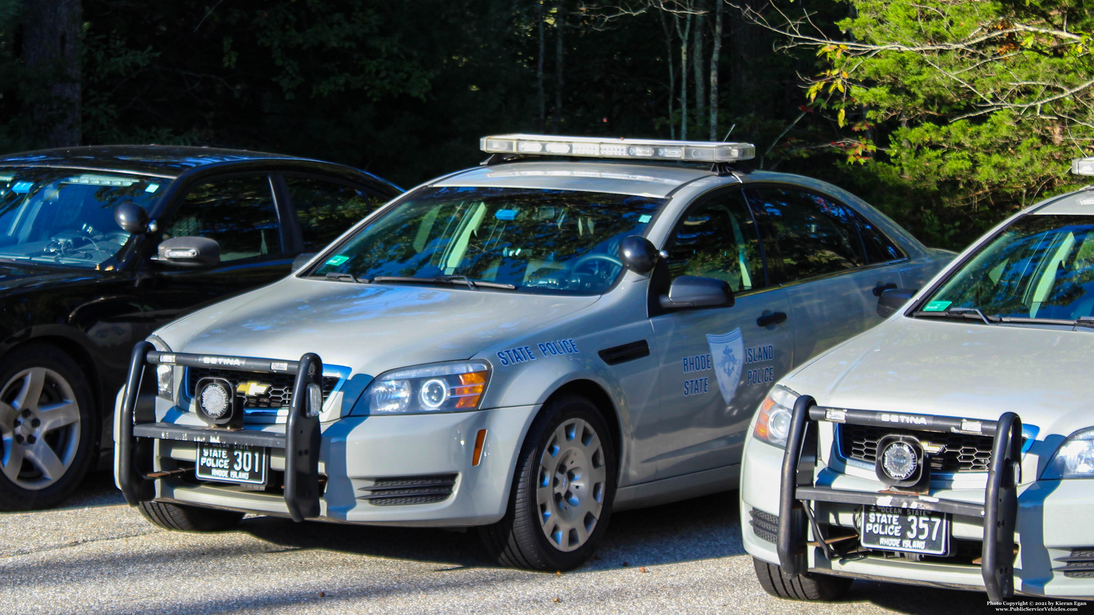 A photo  of Rhode Island State Police
            Cruiser 301, a 2013 Chevrolet Caprice             taken by Kieran Egan