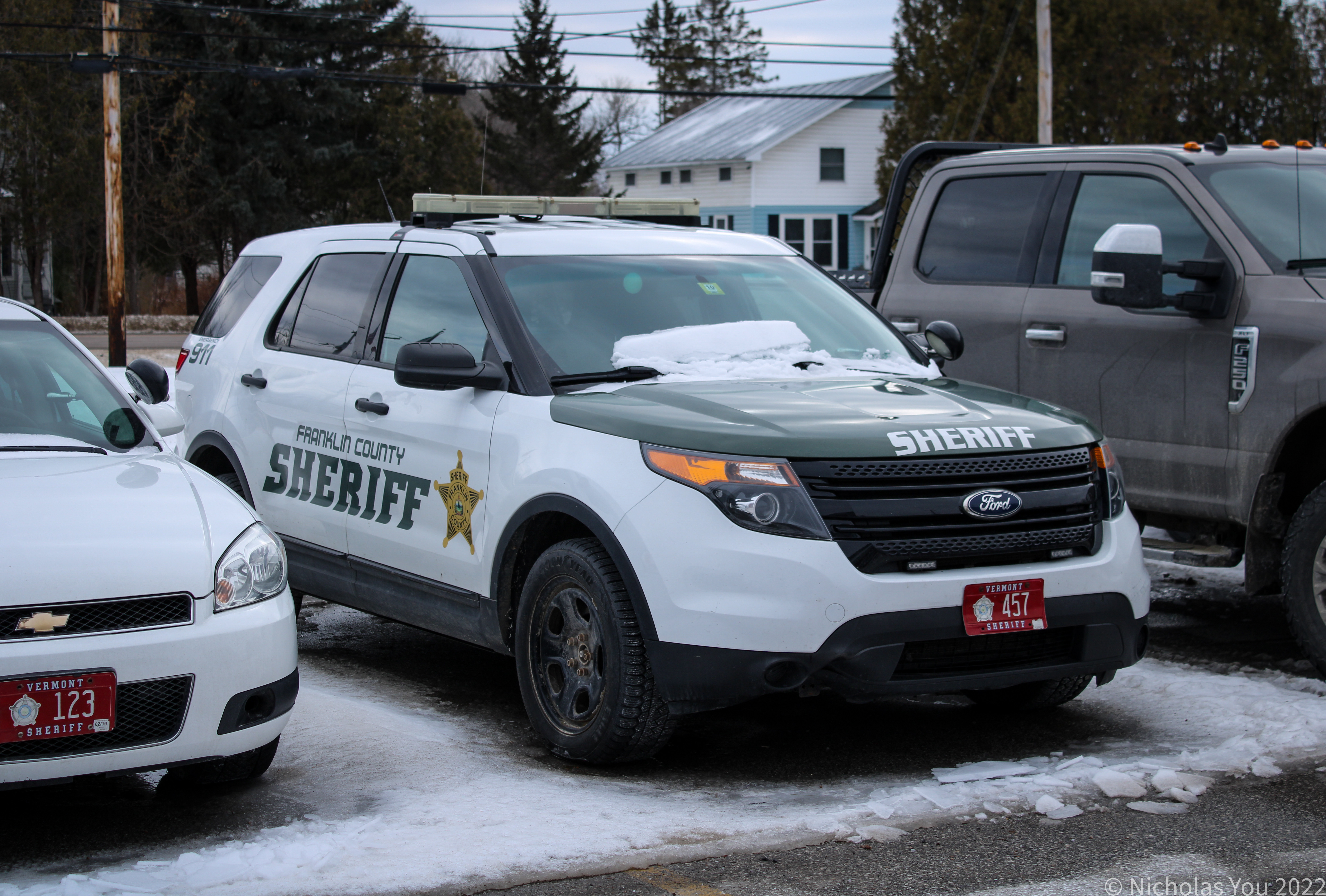 A photo  of Franklin County Sheriff
            Cruiser 457, a 2013-2015 Ford Police Interceptor Utility             taken by Nicholas You