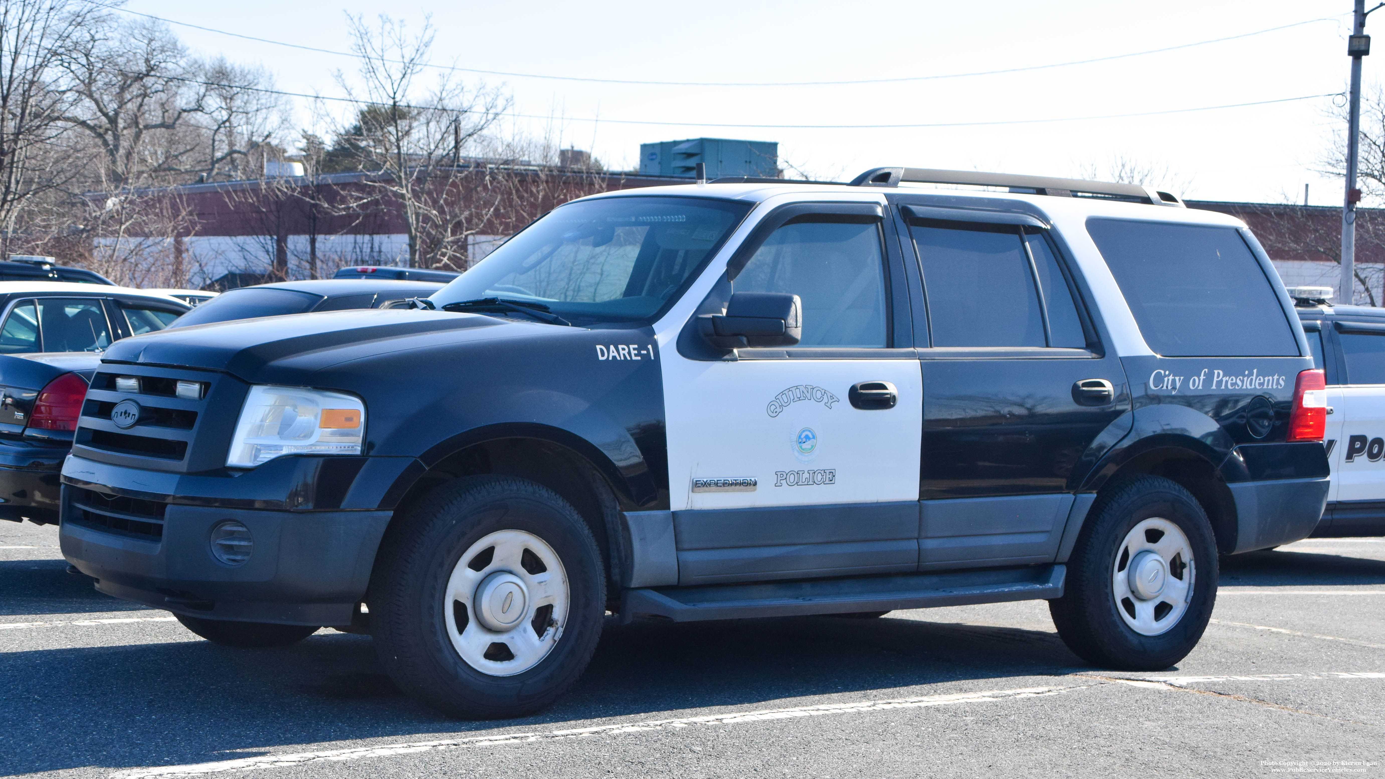 A photo  of Quincy Police
            DARE-1, a 2007-2014 Ford Expedition             taken by Kieran Egan