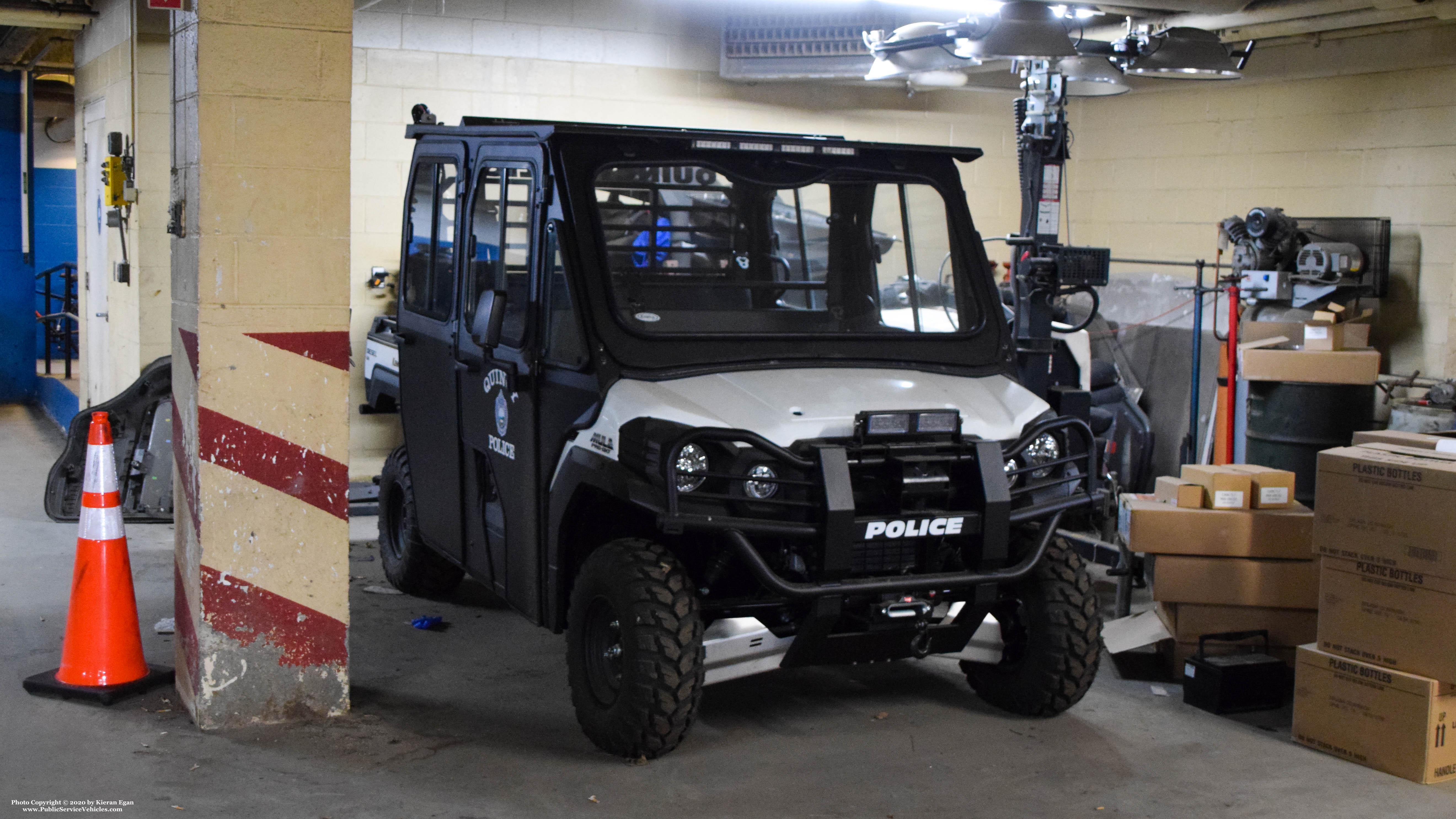 A photo  of Quincy Police
            ATV, a 2020 Polaris             taken by Kieran Egan