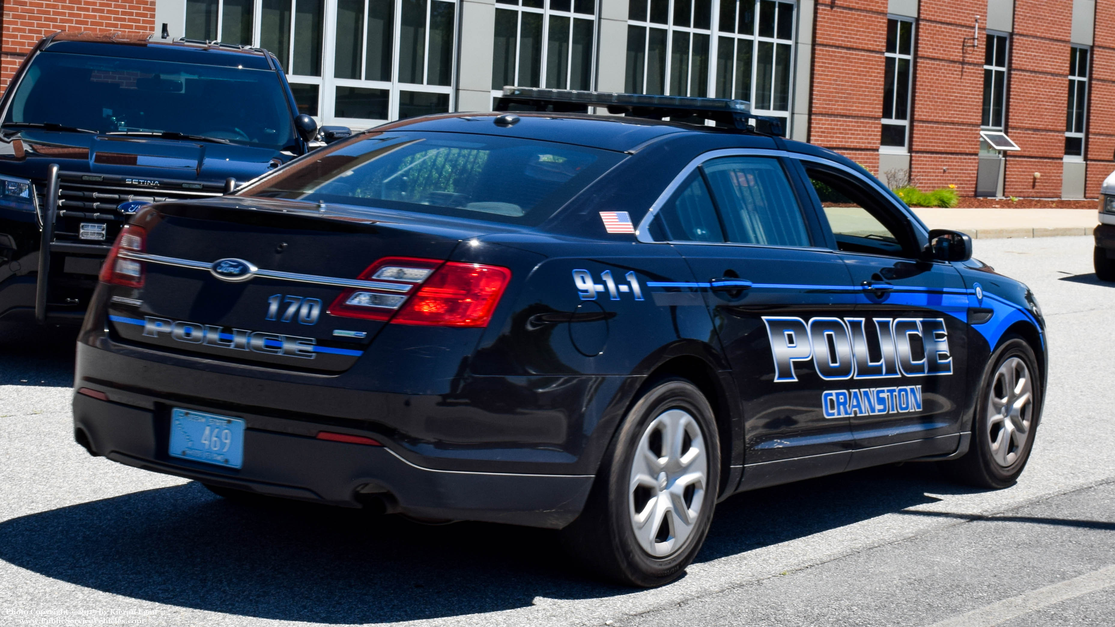 A photo  of Cranston Police
            Cruiser 170, a 2013-2015 Ford Police Interceptor Sedan             taken by Kieran Egan