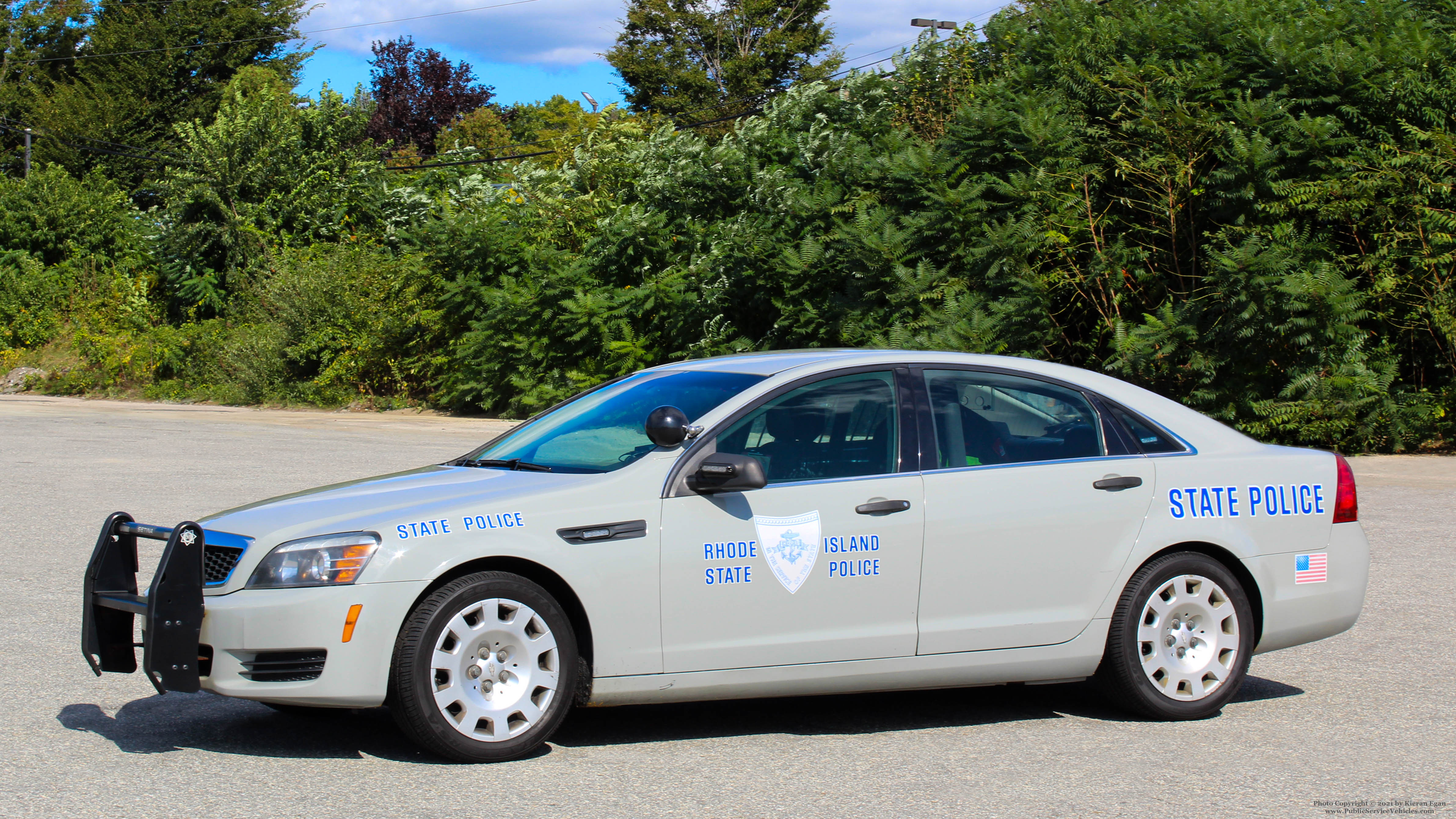 A photo  of Rhode Island State Police
            Cruiser 105, a 2013 Chevrolet Caprice             taken by Kieran Egan