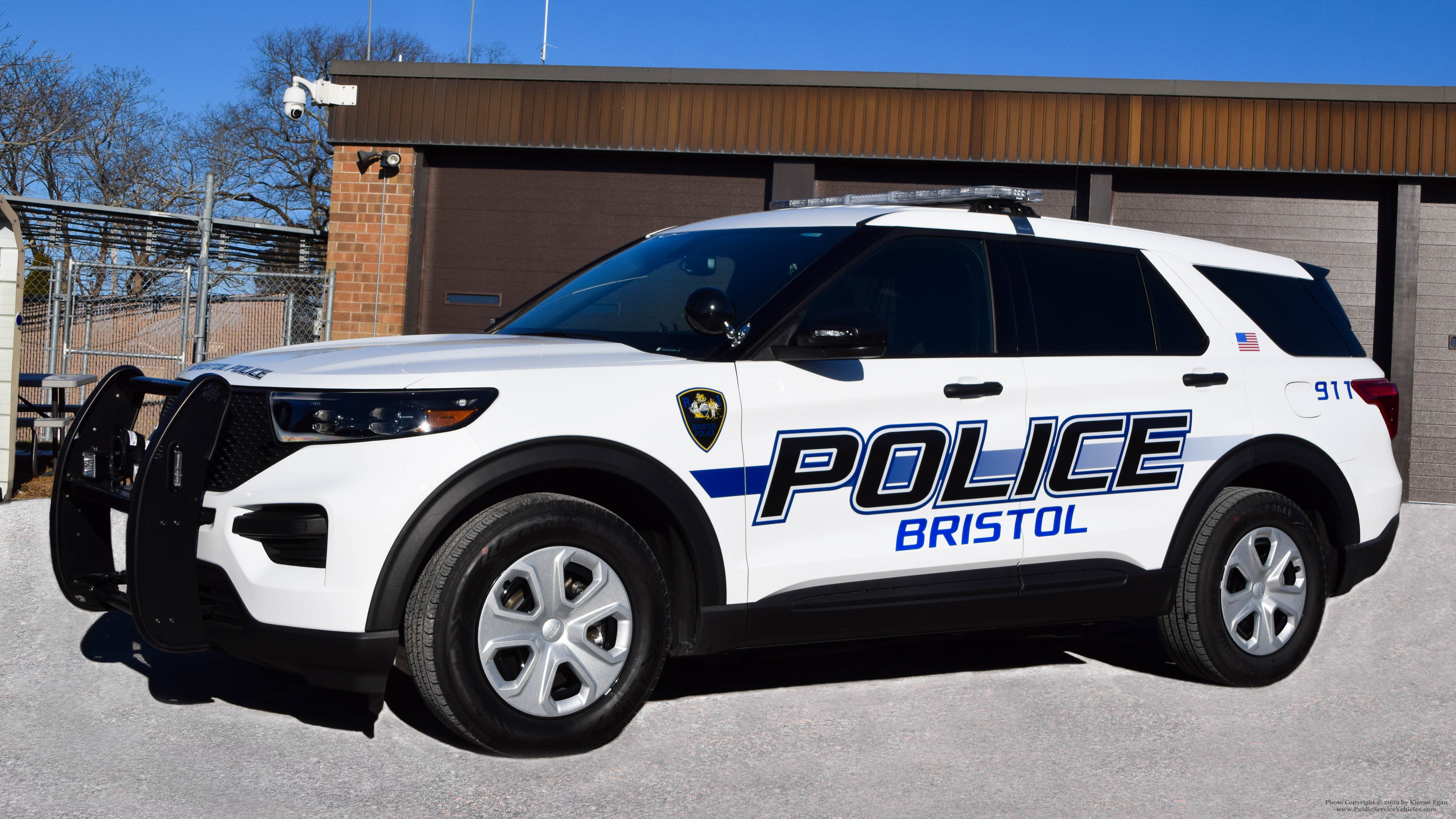 A photo  of Bristol Police
            Patrol Cruiser 112, a 2020 Ford Police Interceptor Utility             taken by Kieran Egan