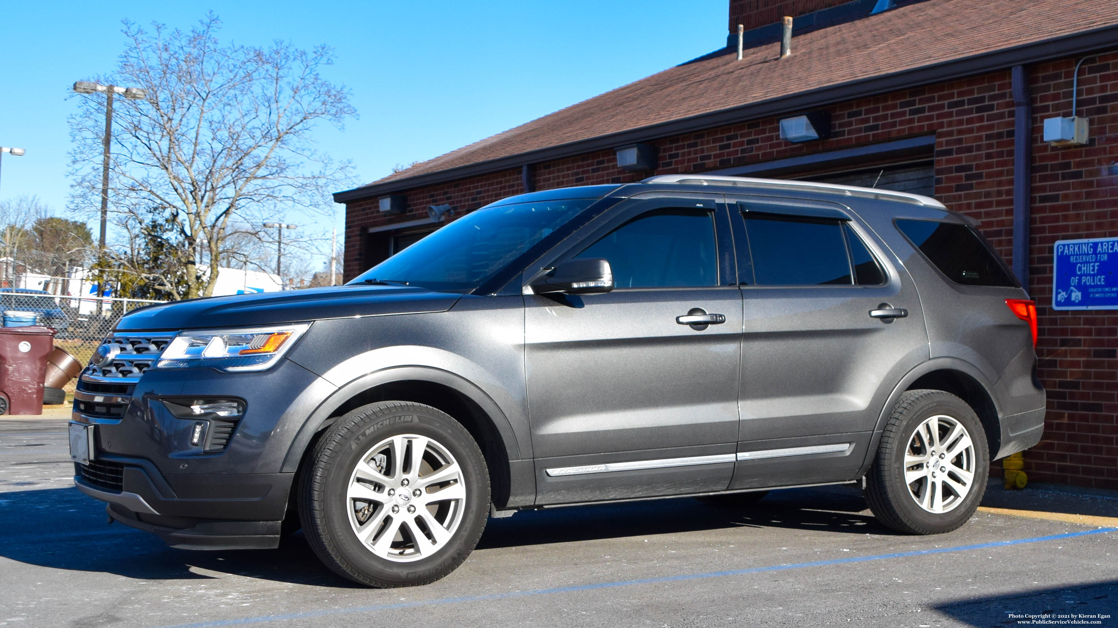 A photo  of Woonsocket Police
            Cruiser 300, a 2016-2019 Ford Explorer             taken by Kieran Egan