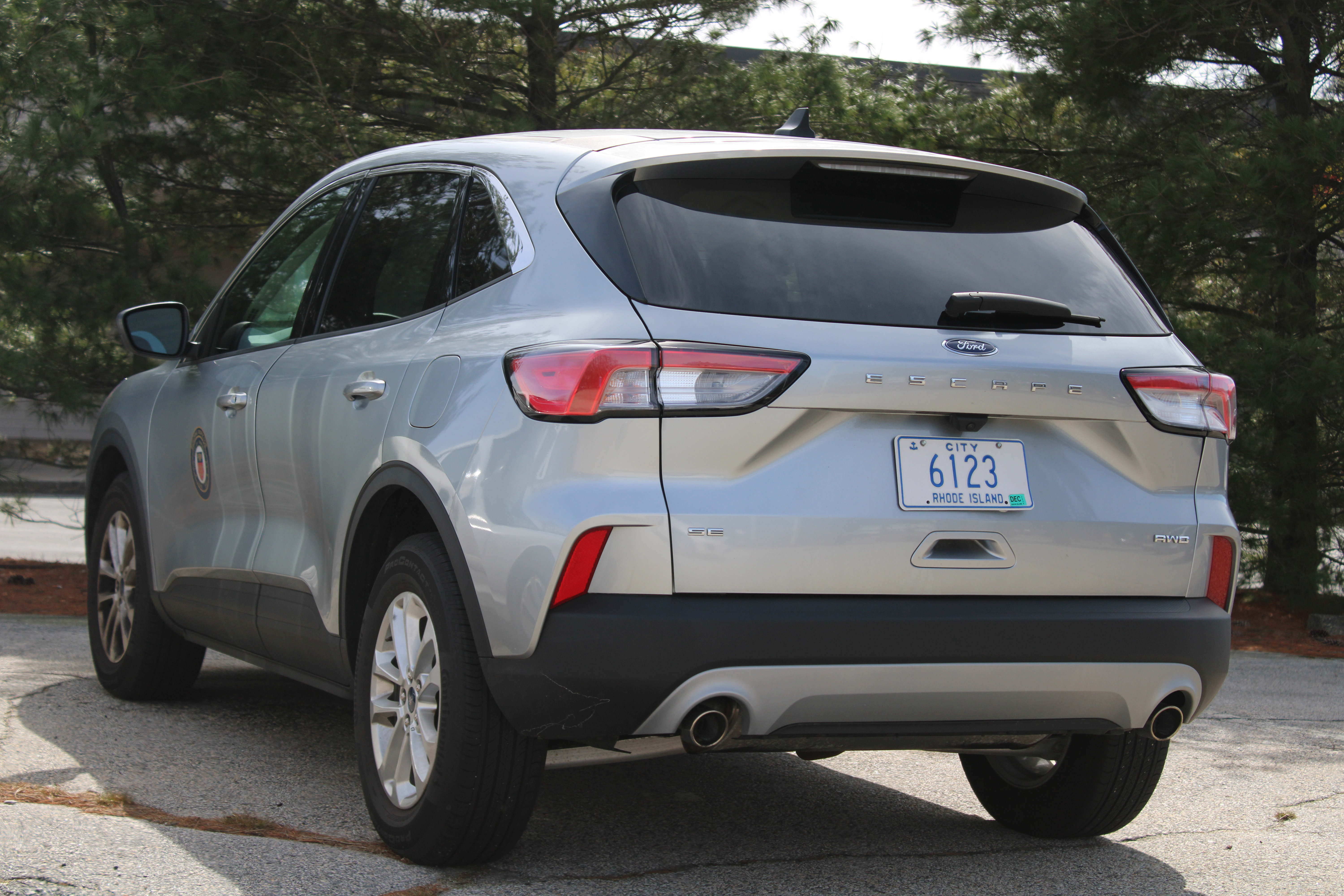 A photo  of Warwick Public Works
            Car 6123, a 2023-2024 Ford Escape             taken by @riemergencyvehicles