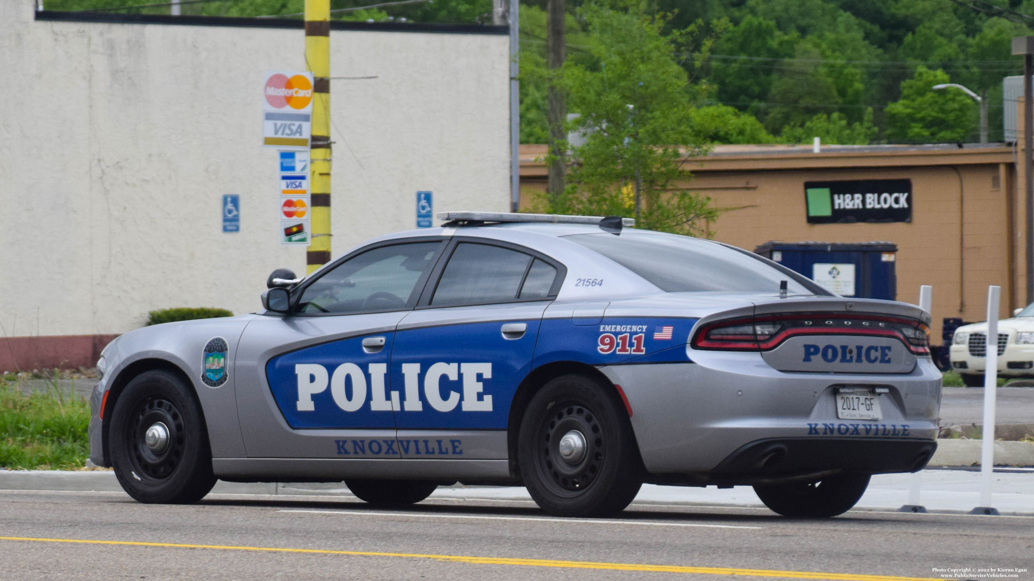 A photo  of Knoxville Police
            Cruiser 21564, a 2015-2019 Dodge Charger             taken by Kieran Egan