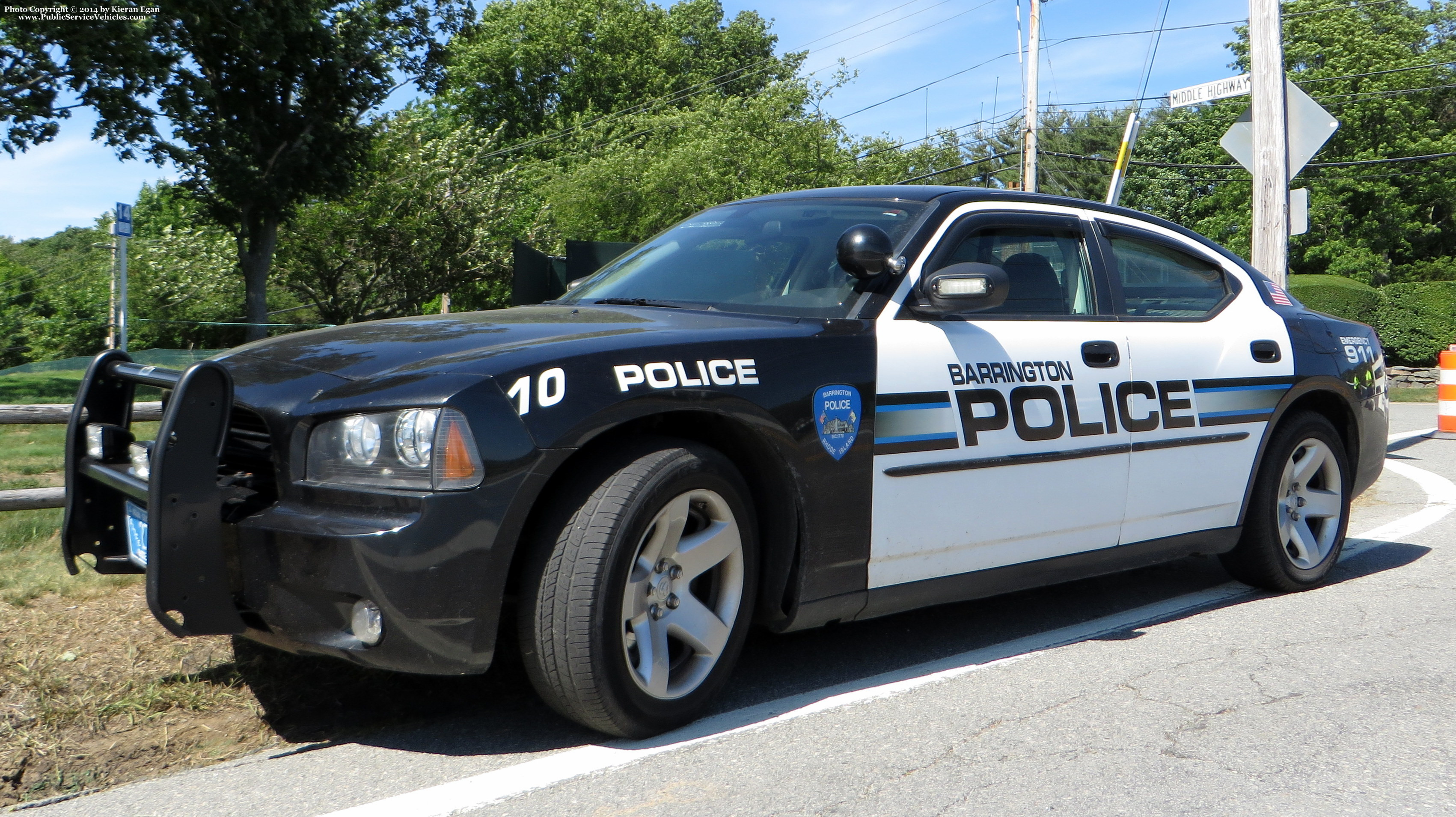 A photo  of Barrington Police
            Car 10, a 2010 Dodge Charger             taken by Kieran Egan