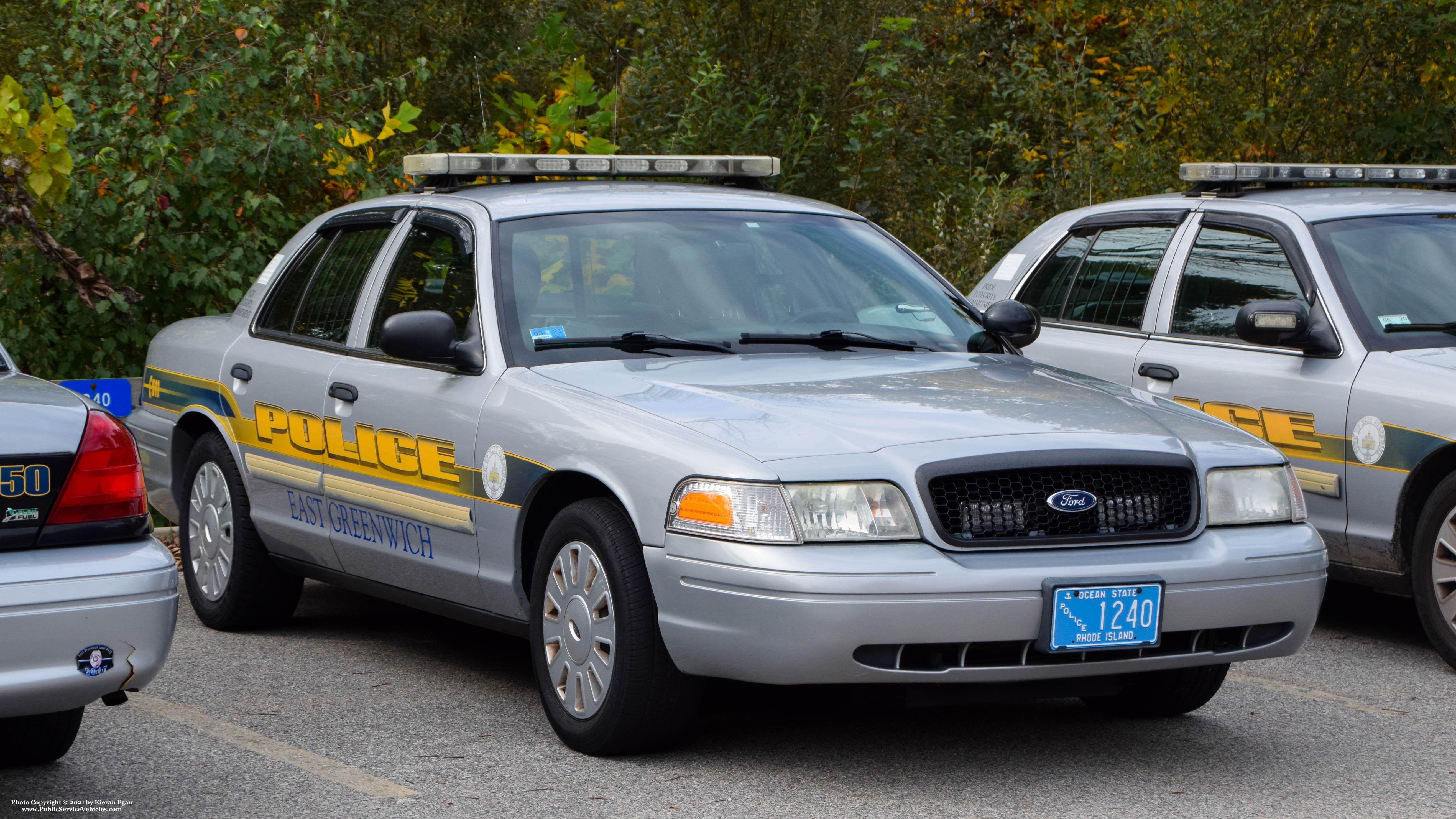 A photo  of East Greenwich Police
            Cruiser 1240, a 2009-2011 Ford Crown Victoria Police Interceptor/2009-2011 Ford Crown Victoria Police Interceptor             taken by Kieran Egan