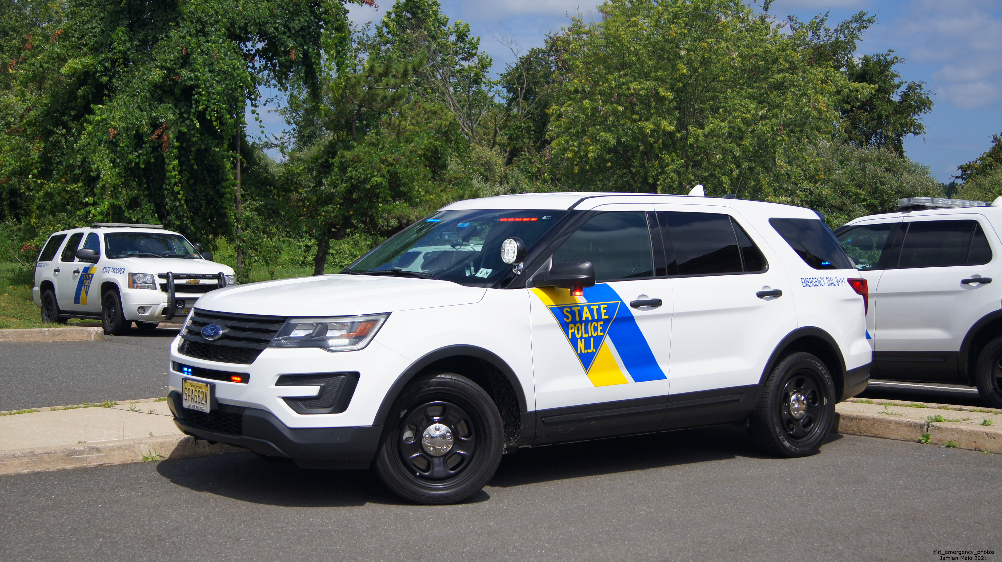 A photo  of New Jersey State Police
            Cruiser 662, a 2016-2019 Ford Police Interceptor Utility             taken by Jamian Malo