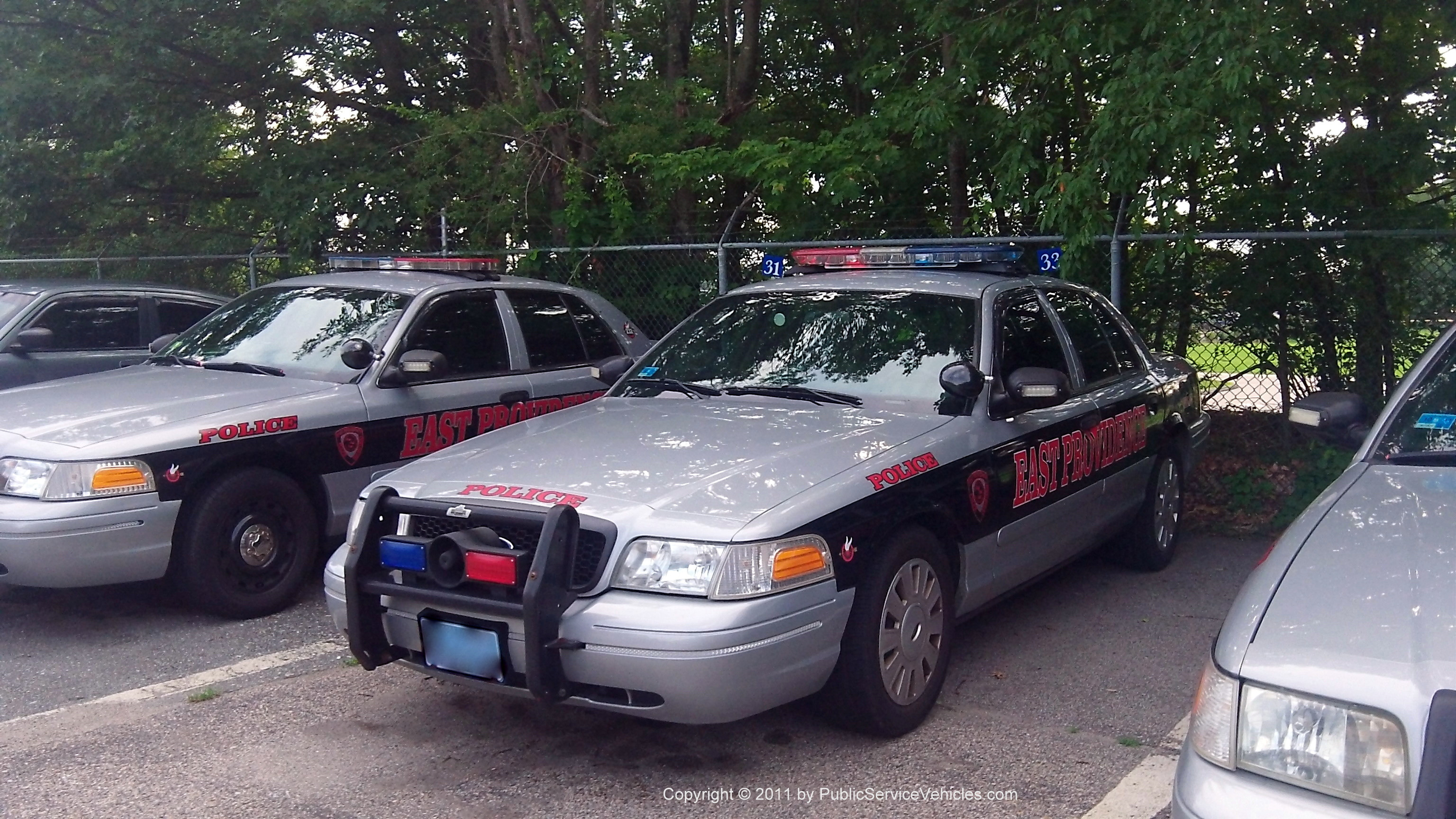 A photo  of East Providence Police
            Car [2]33, a 2006-2008 Ford Crown Victoria Police Interceptor             taken by Kieran Egan