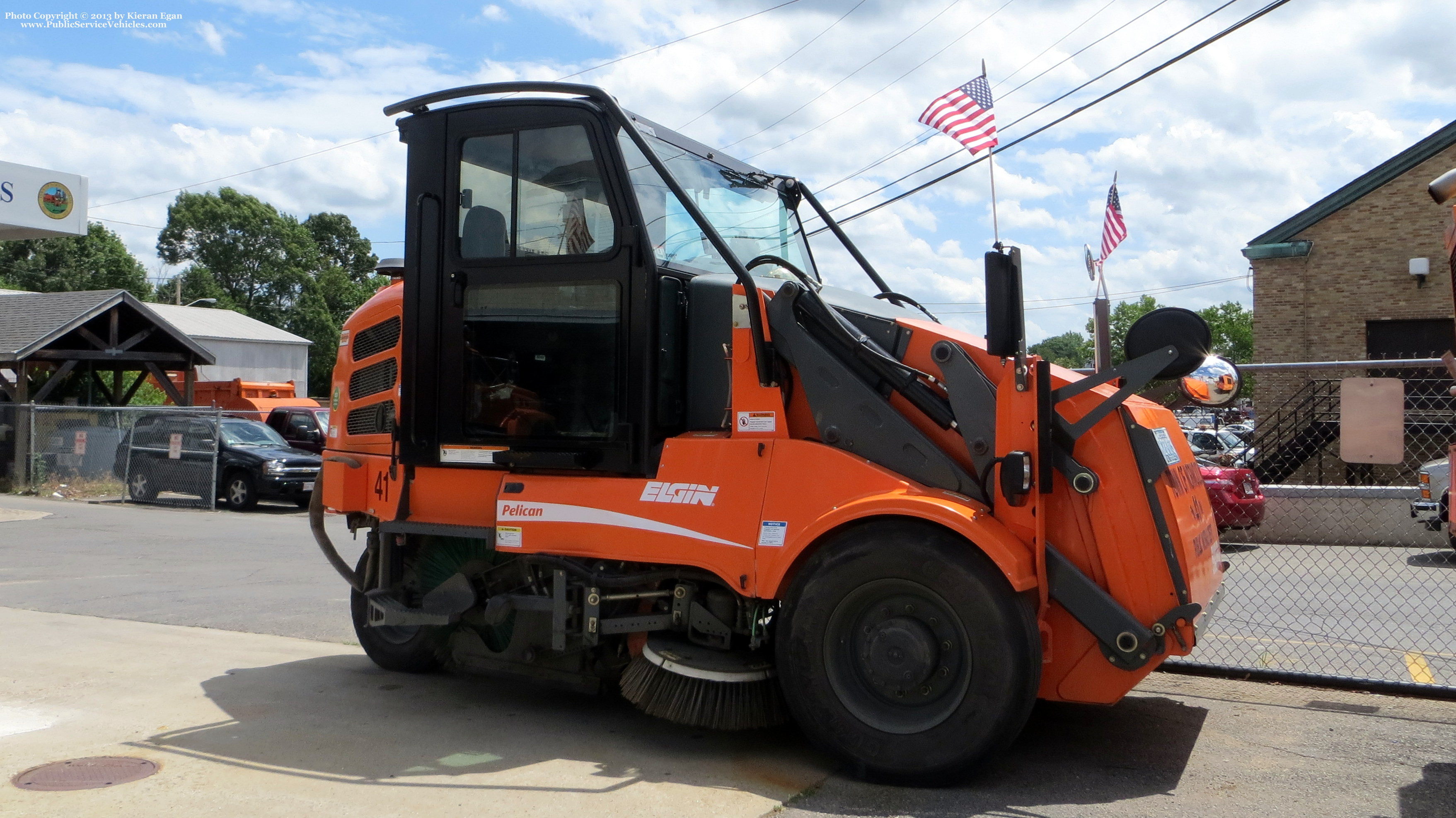 A photo  of Norwood Public Works
            Sweeper 41, a 2008-2013 Elgin Pelican             taken by Kieran Egan