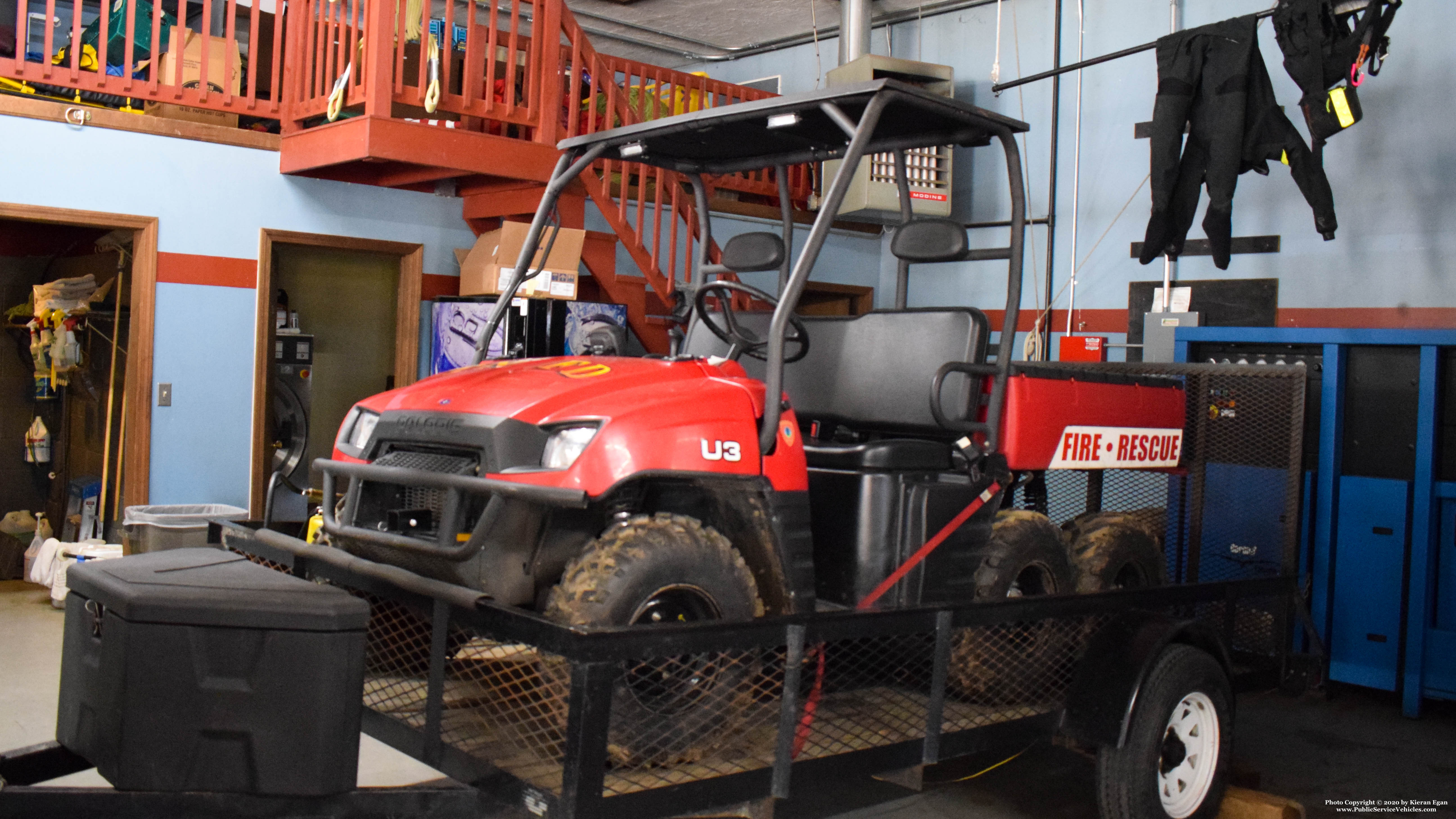 A photo  of Tilton-Northfield Fire District
            21 Utility 3, a 2005 Polaris Ranger             taken by Kieran Egan
