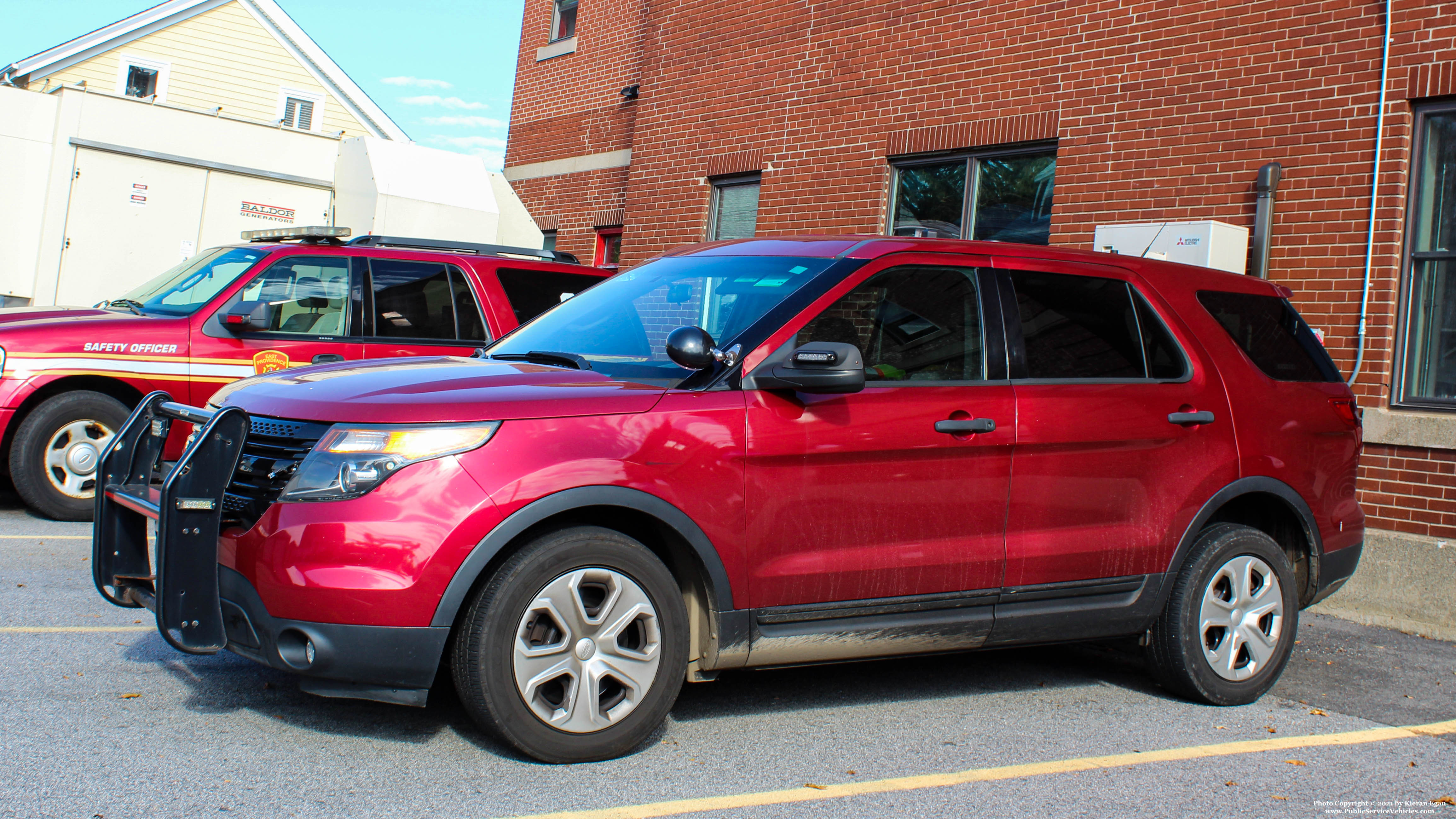 A photo  of East Providence Fire
            Car 22, a 2013 Ford Police Interceptor Utility             taken by Kieran Egan