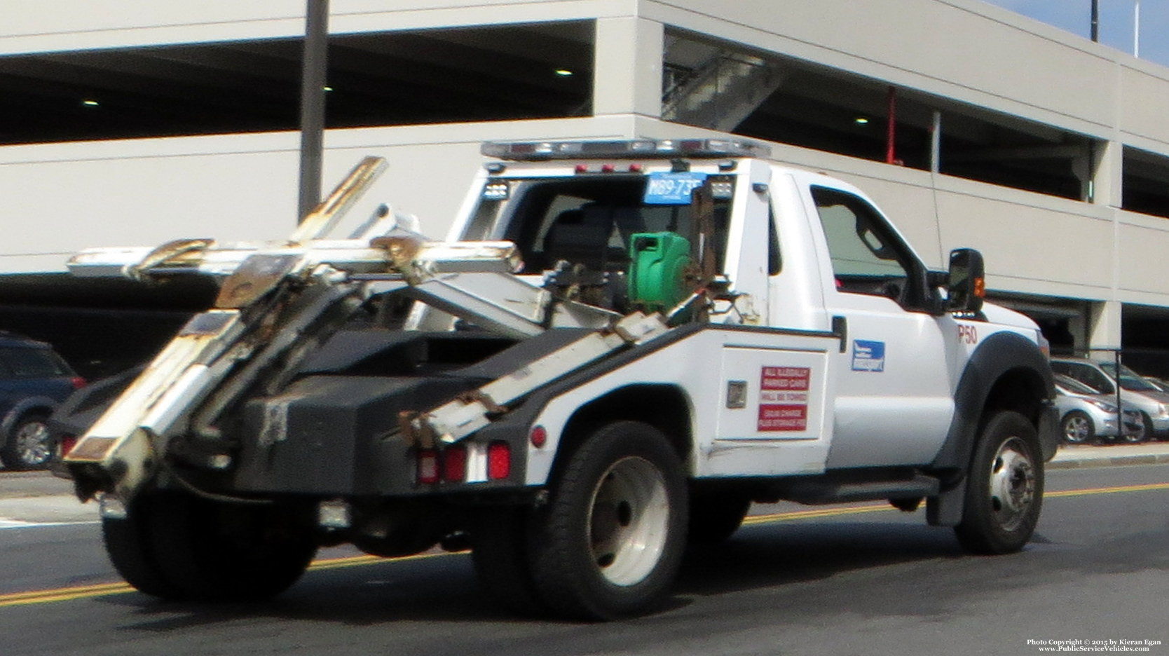 A photo  of Massachusetts Port Authority
            Parking 50, a 2013 Ford F-450             taken by Kieran Egan