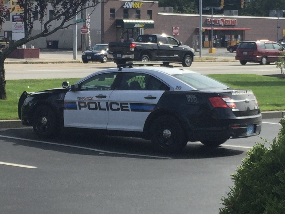A photo  of Warwick Police
            Cruiser P-20, a 2016 Ford Police Interceptor Sedan             taken by @riemergencyvehicles