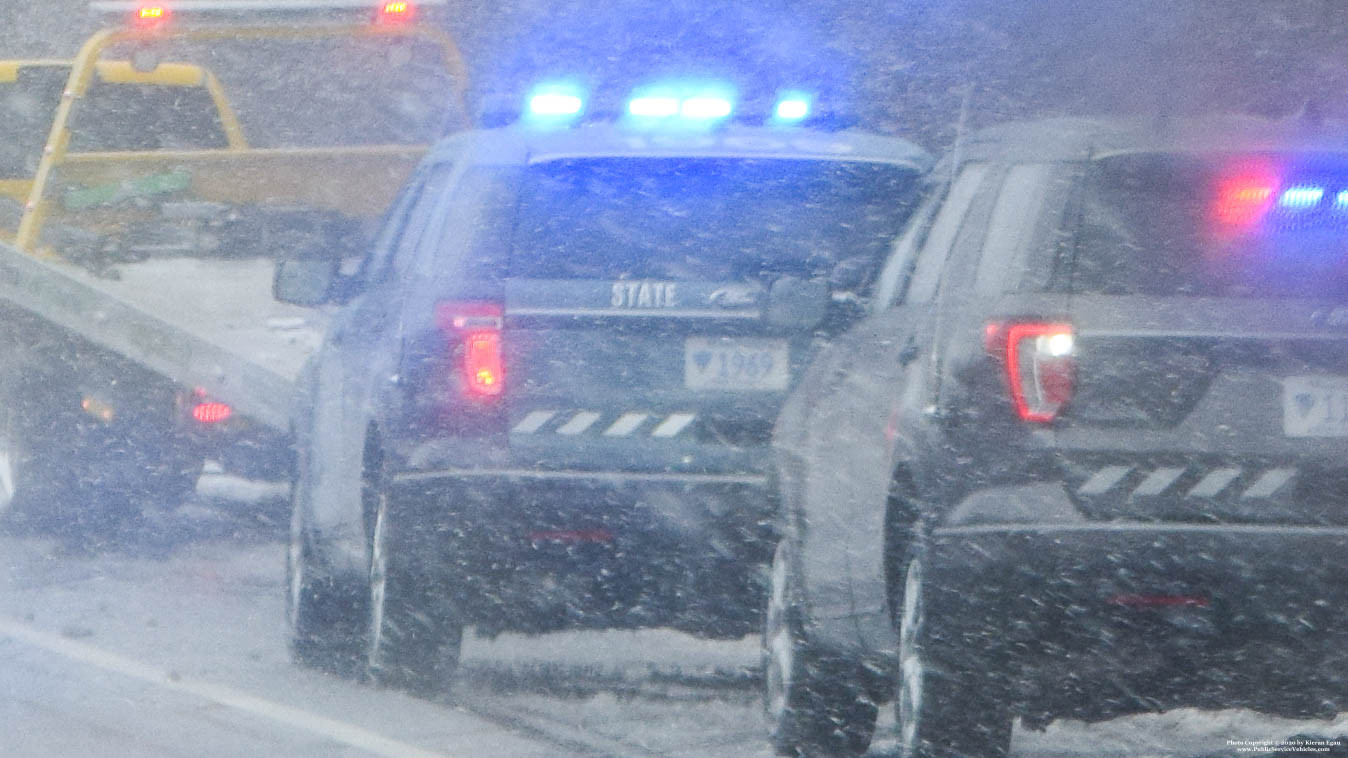 A photo  of Massachusetts State Police
            Cruiser 1969, a 2013-2014 Ford Police Interceptor Utility             taken by Kieran Egan