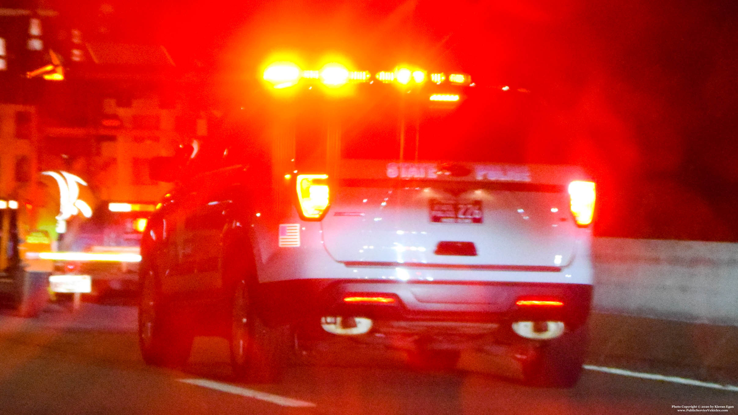 A photo  of Rhode Island State Police
            Cruiser 226, a 2018 Ford Police Interceptor Utility             taken by Kieran Egan