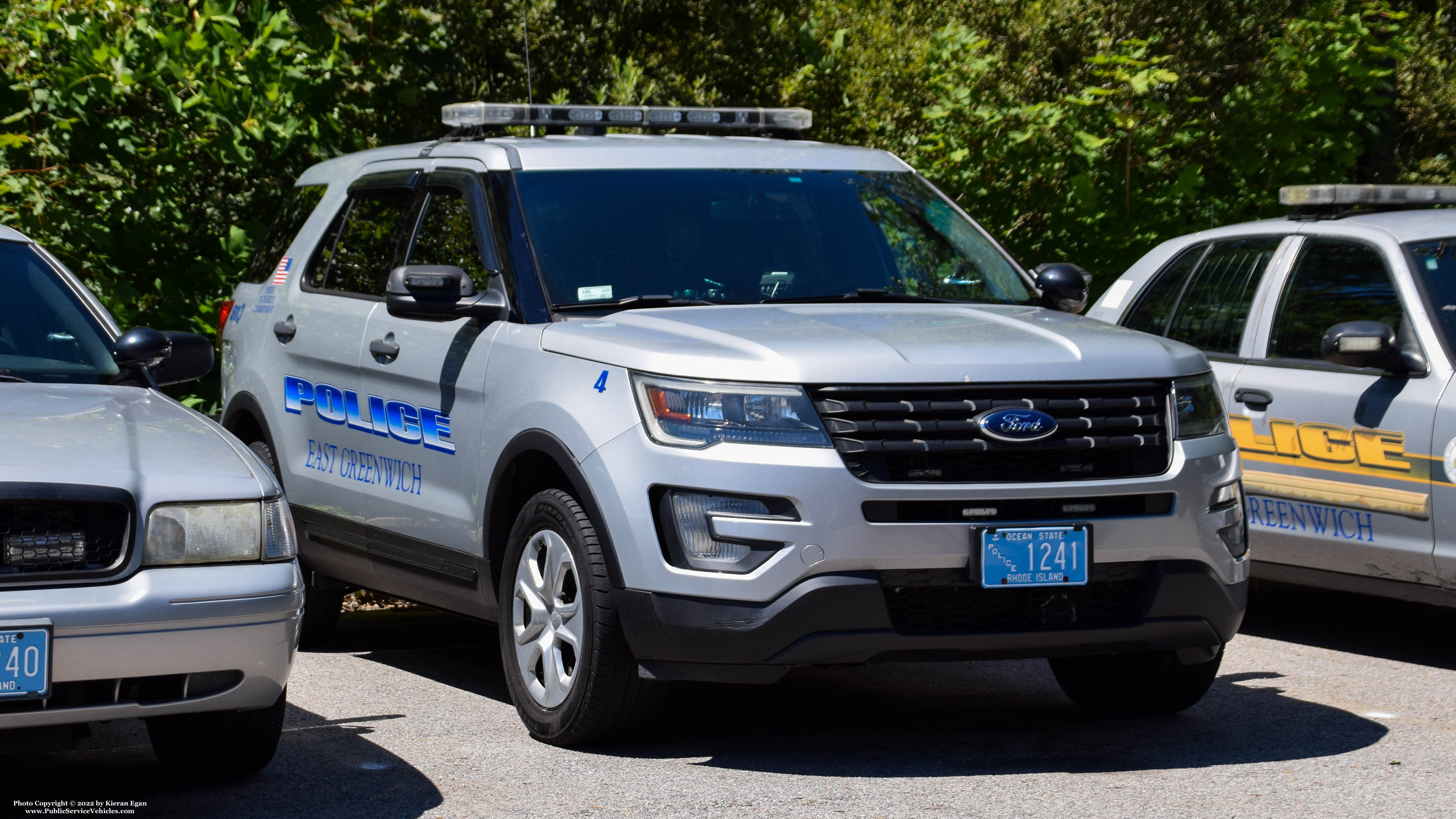 A photo  of East Greenwich Police
            Cruiser 1241, a 2016-2019 Ford Police Interceptor Utility/2016-2019 Ford Police Interceptor Utility             taken by Kieran Egan