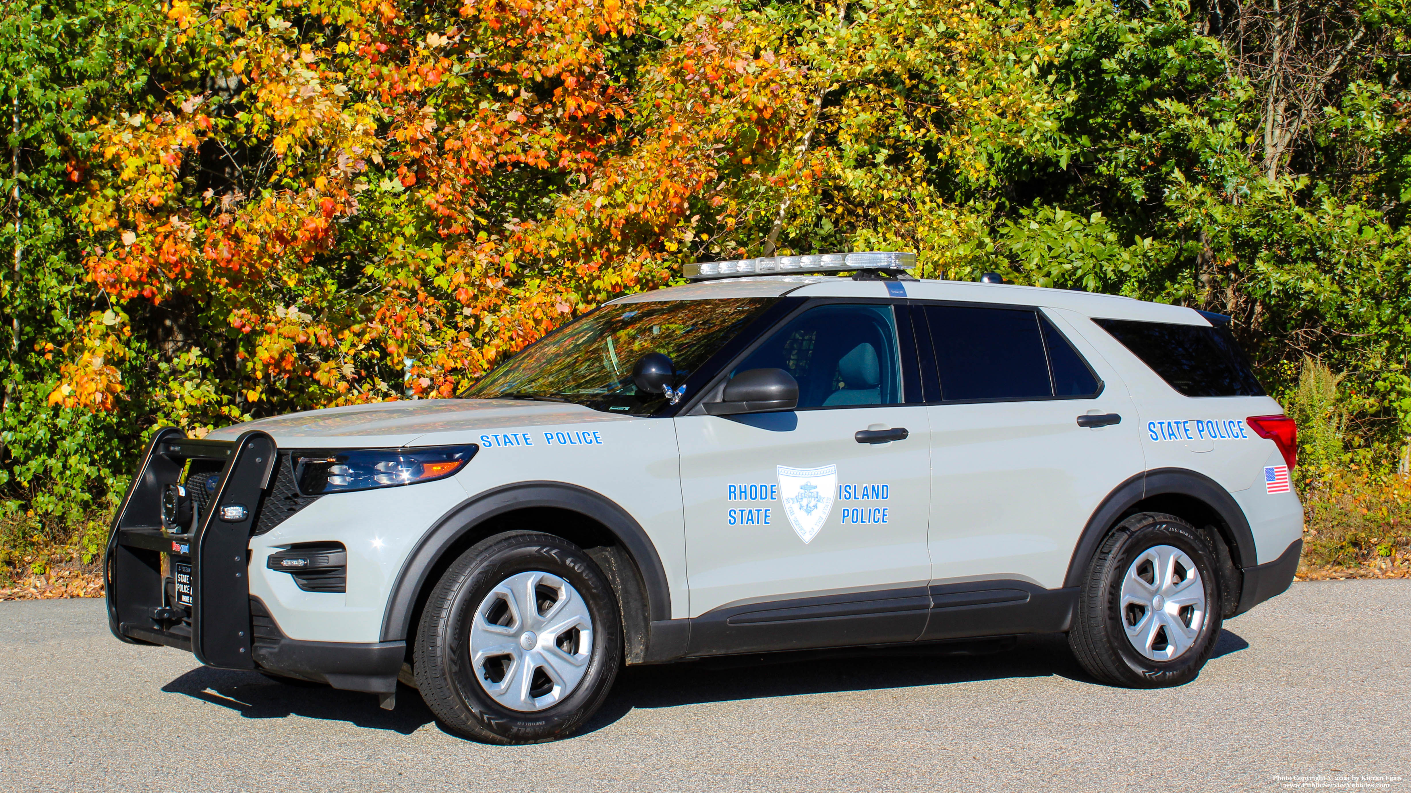 A photo  of Rhode Island State Police
            Cruiser 241, a 2020 Ford Police Interceptor Utility             taken by Kieran Egan