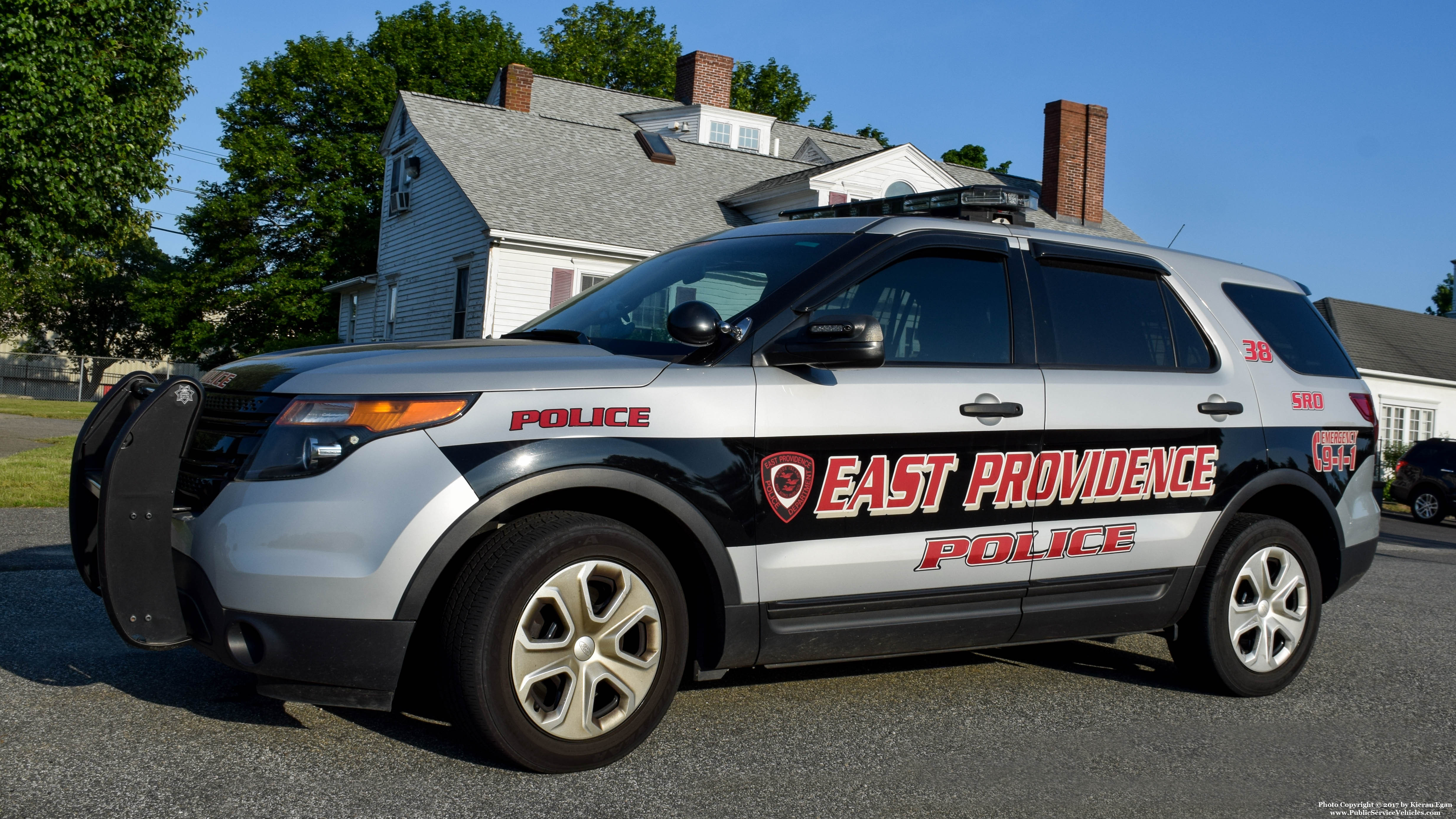 A photo  of East Providence Police
            Car 38, a 2014 Ford Police Interceptor Utility             taken by Kieran Egan