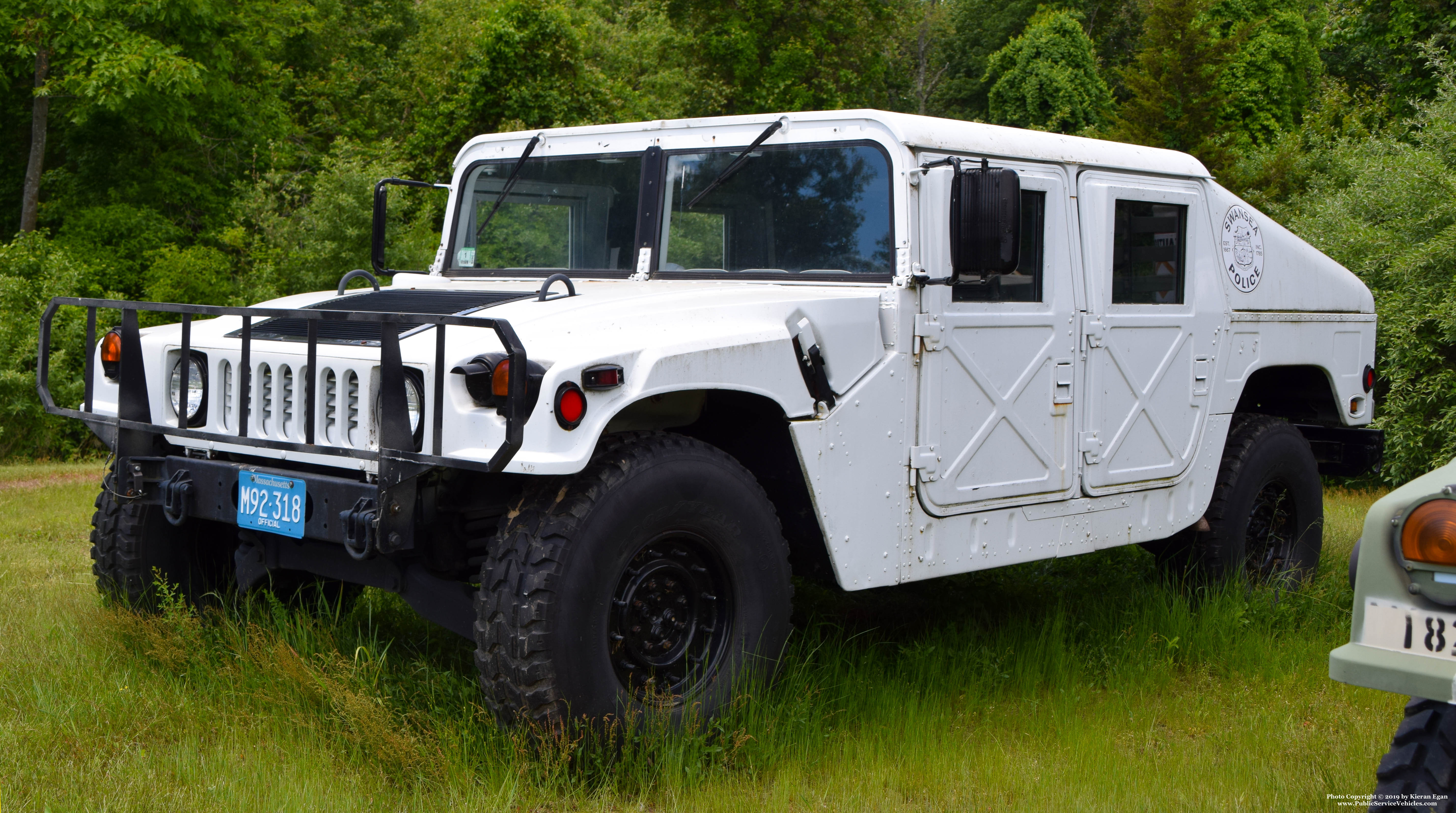 A photo  of Swansea Police
            Humvee 1, a 1986 AM General Humvee             taken by Kieran Egan