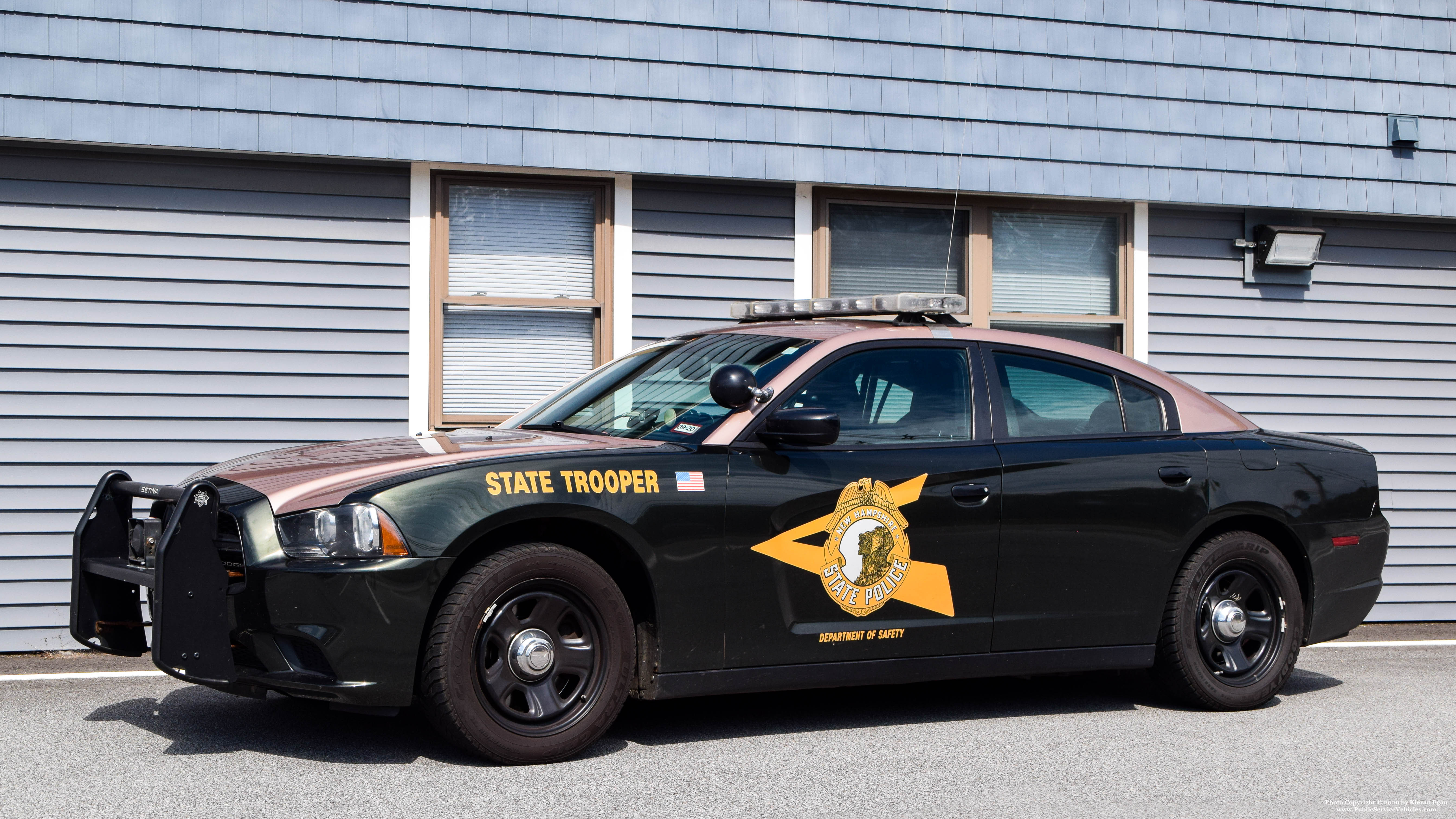 A photo  of New Hampshire State Police
            Cruiser 625, a 2011-2014 Dodge Charger/Whelen Liberty Series             taken by Kieran Egan