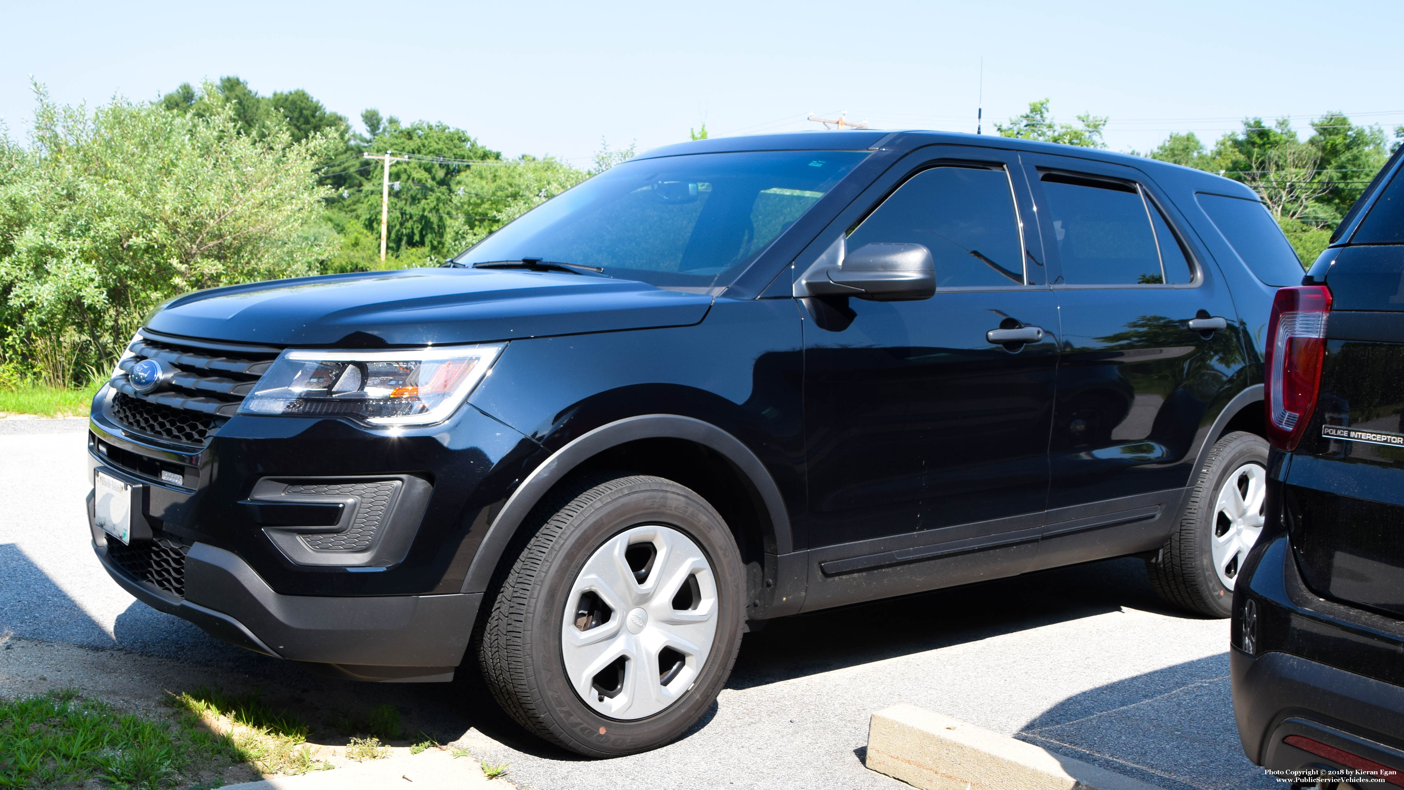 A photo  of Burrillville Police
            Cruiser 6994, a 2018 Ford Police Interceptor Utility             taken by Kieran Egan