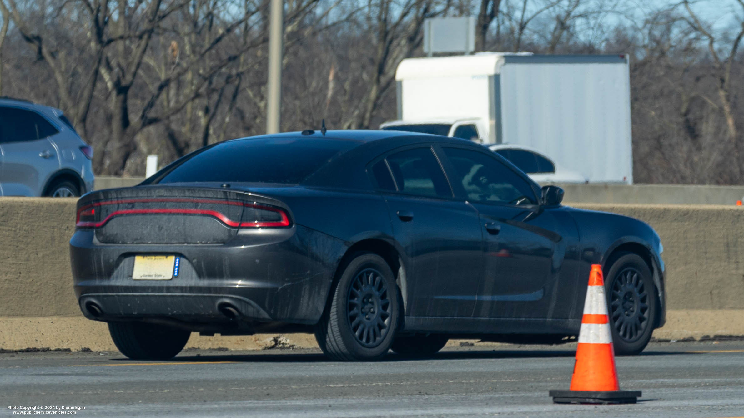 A photo  of New Jersey State Police
            Unmarked Unit, a 2018 Dodge Charger             taken by Kieran Egan