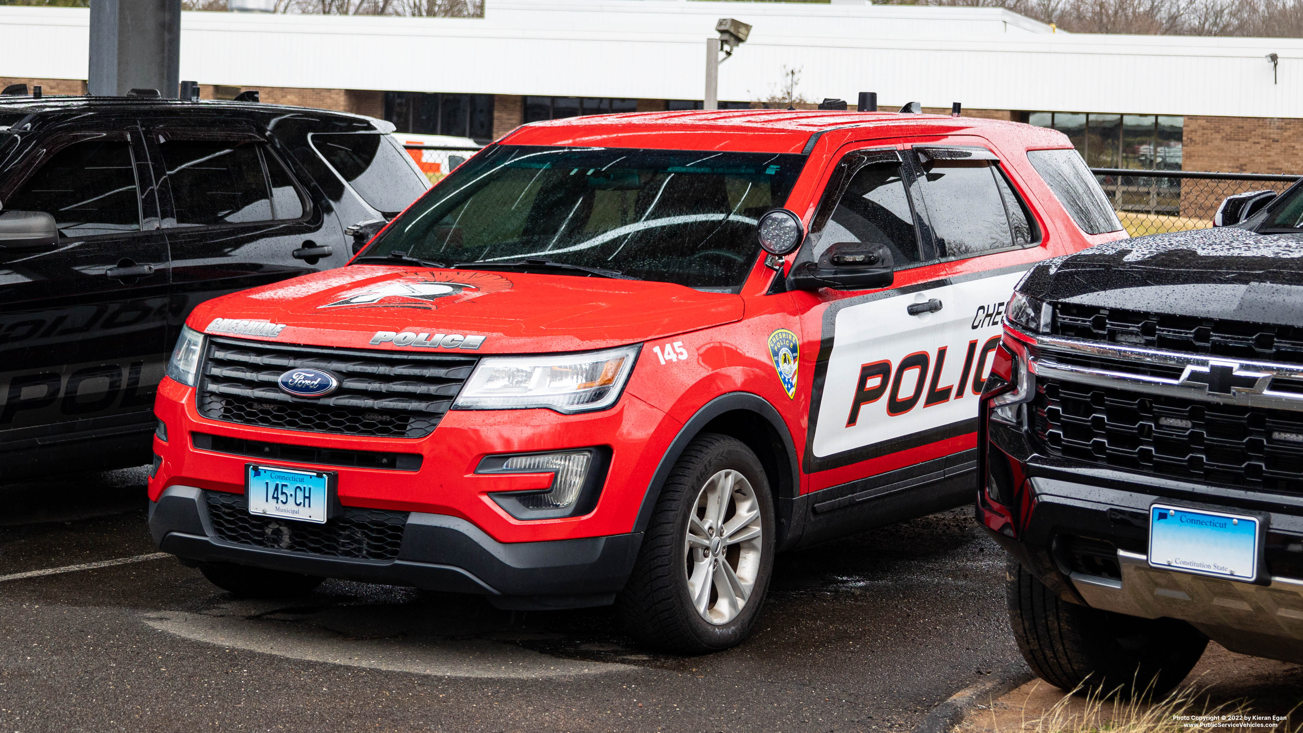 A photo  of Cheshire Police
            Cruiser 145, a 2016-2019 Ford Police Interceptor Utility             taken by Kieran Egan