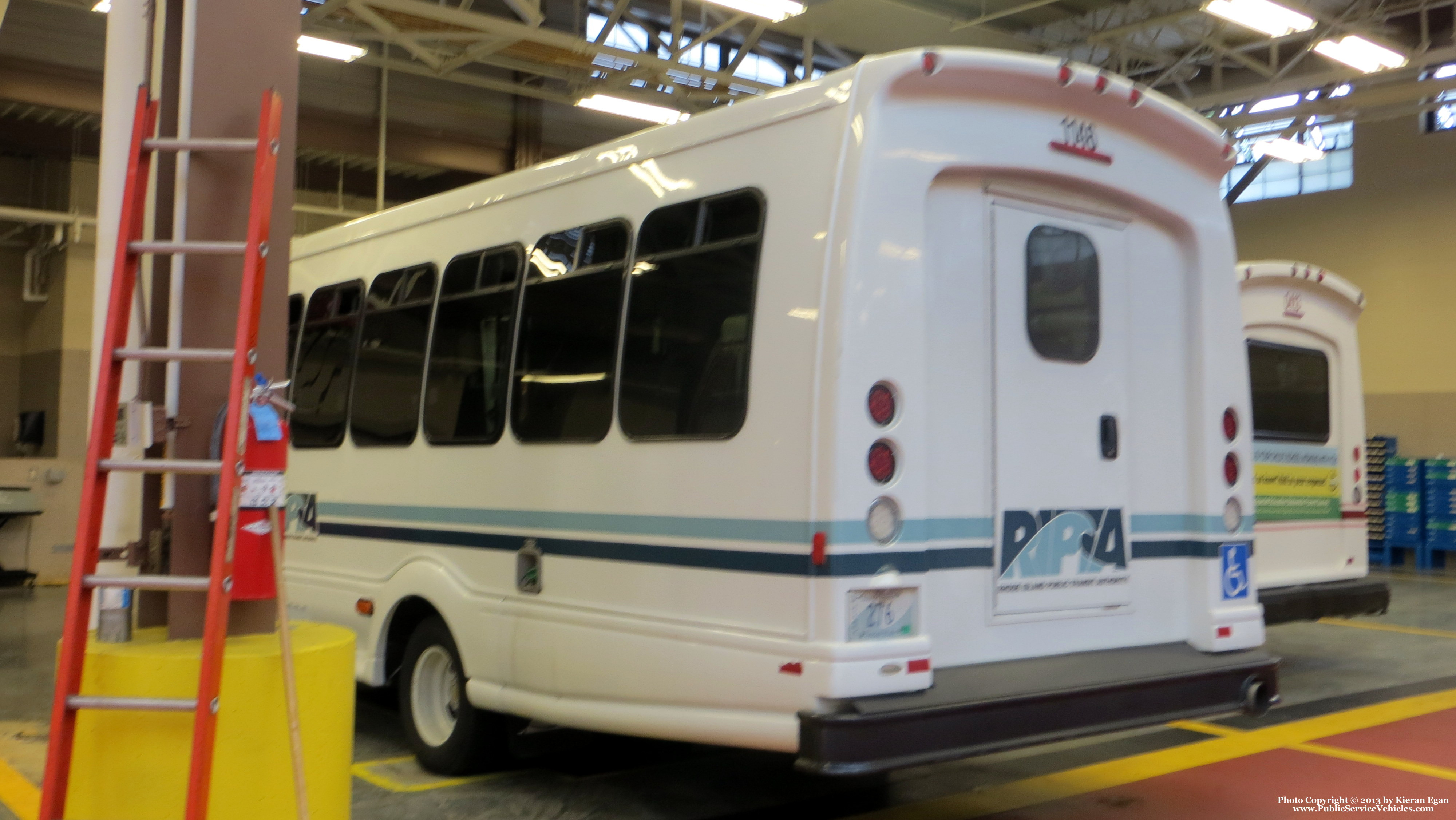 A photo  of Rhode Island Public Transit Authority
            Flex Van 1146, a 2011 Chevrolet 4500 Bus             taken by Kieran Egan