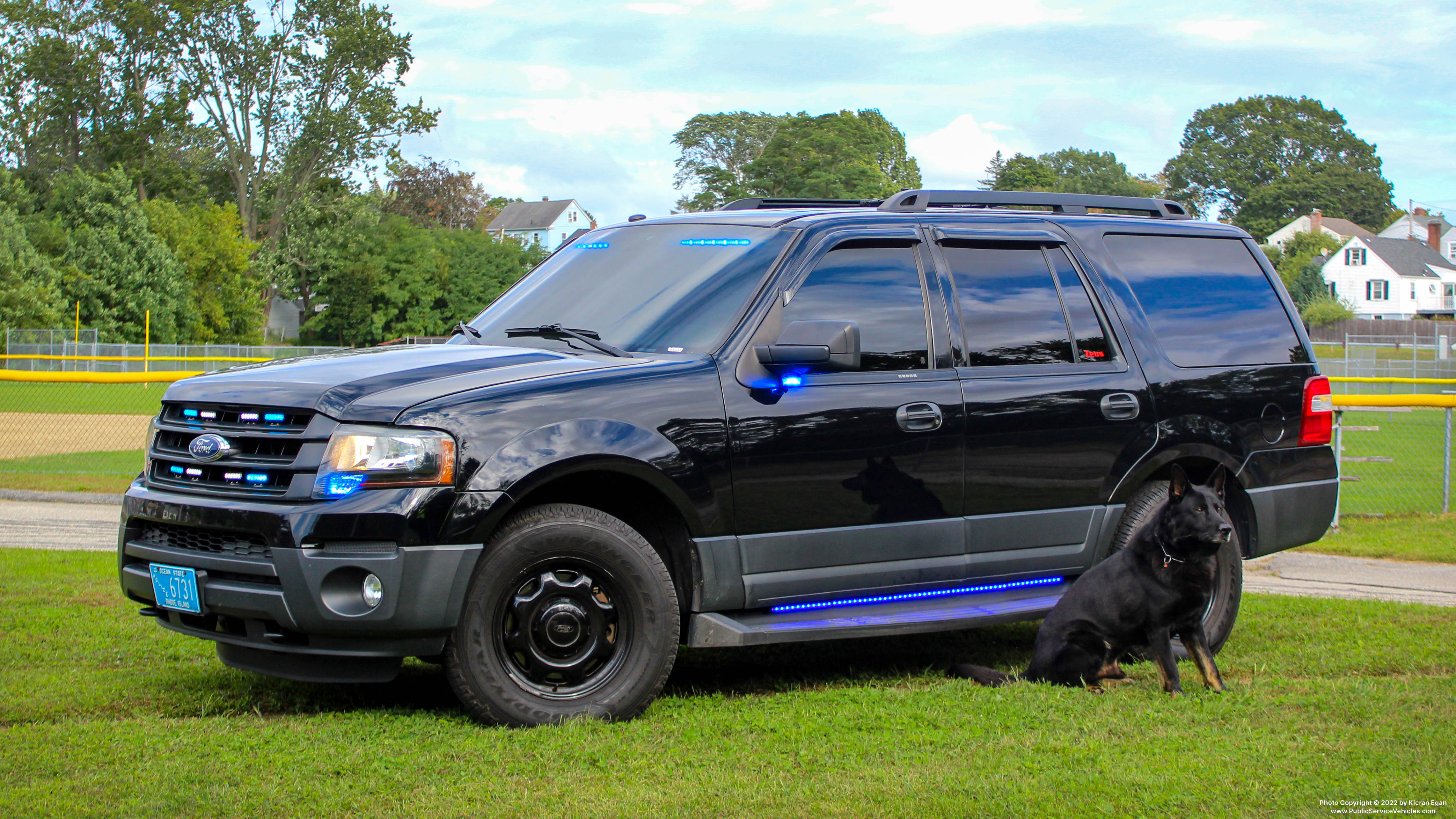 A photo  of Cranston Police
            K9-1, a 2016-2017 Ford Expedition             taken by Kieran Egan