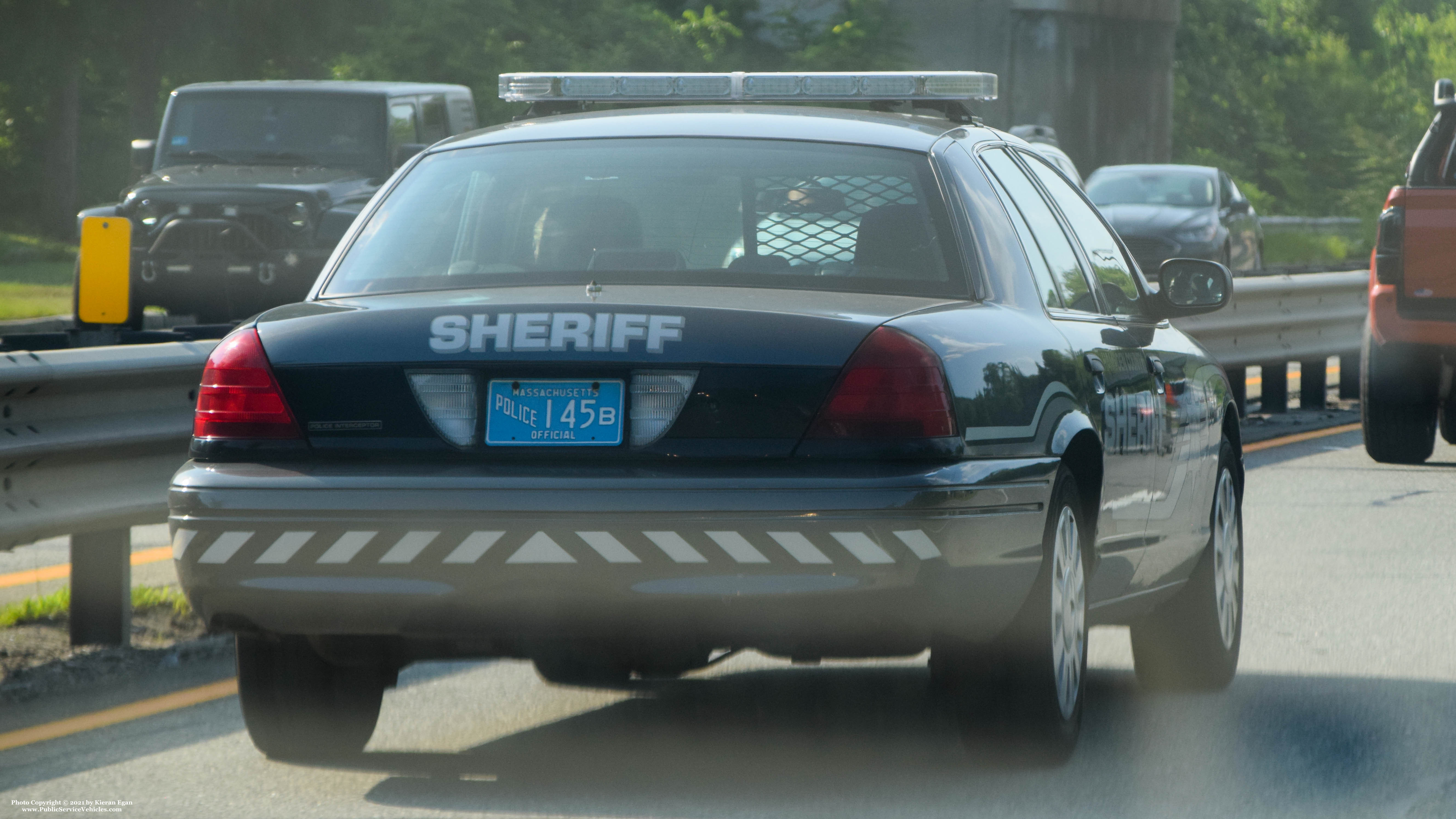 A photo  of Hampden County Sheriff
            Patrol Unit, a 2009 Ford Crown Victoria Police Interceptor             taken by Kieran Egan