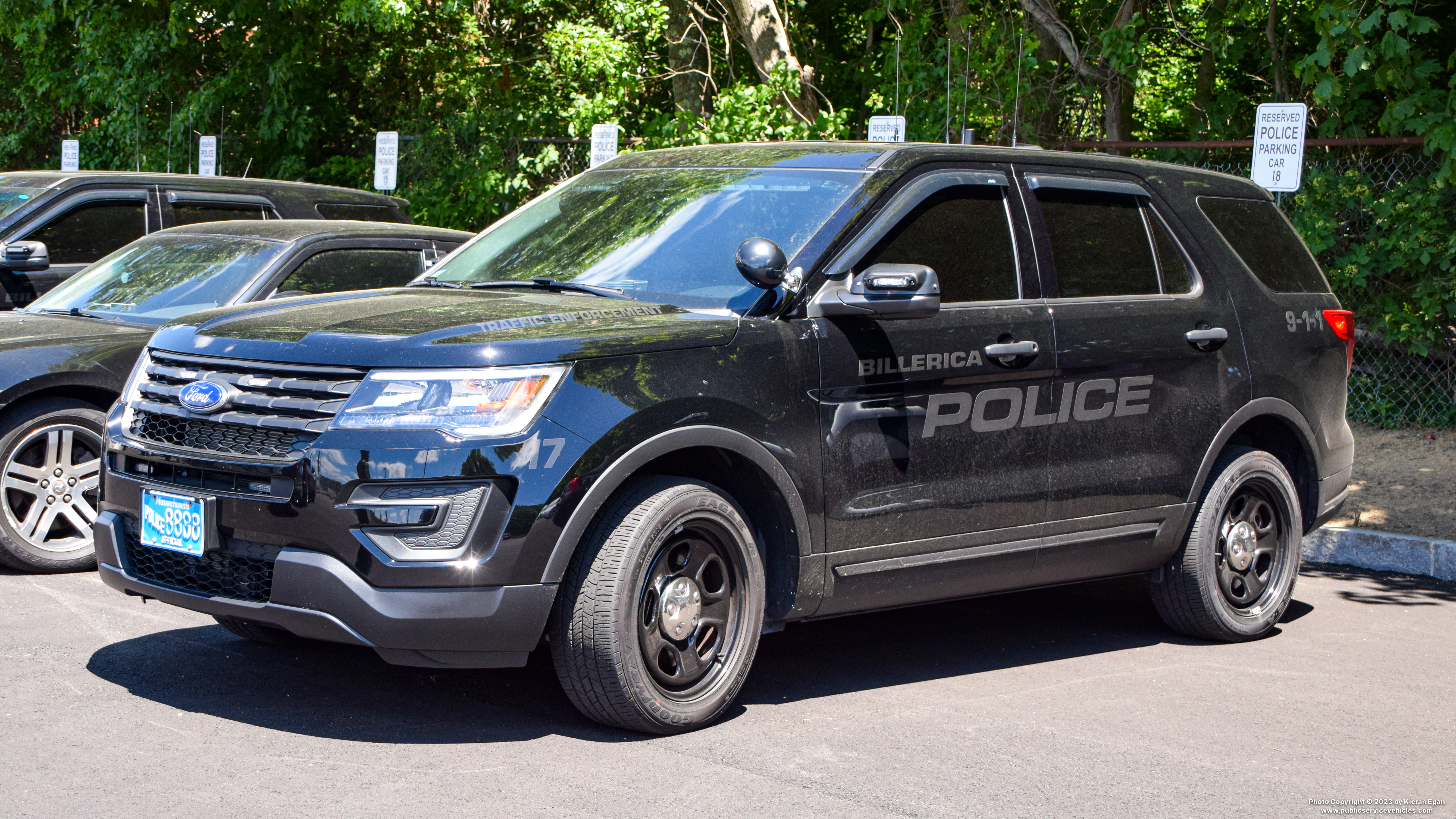 A photo  of Billerica Police
            Car 17, a 2018 Ford Police Interceptor Utility             taken by Kieran Egan