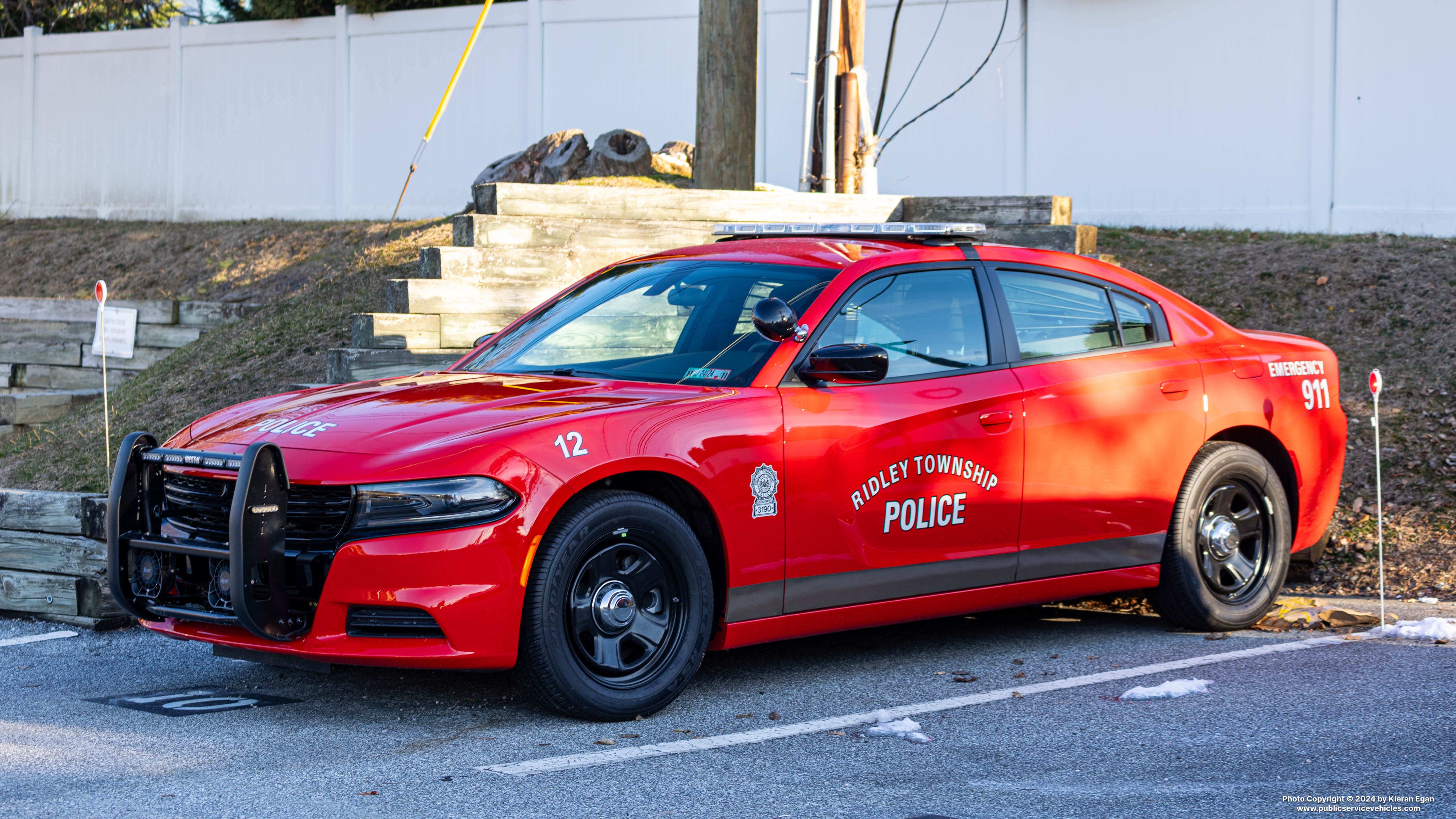 A photo  of Ridley Township Police
            Cruiser 31-12, a 2023 Dodge Charger             taken by Kieran Egan