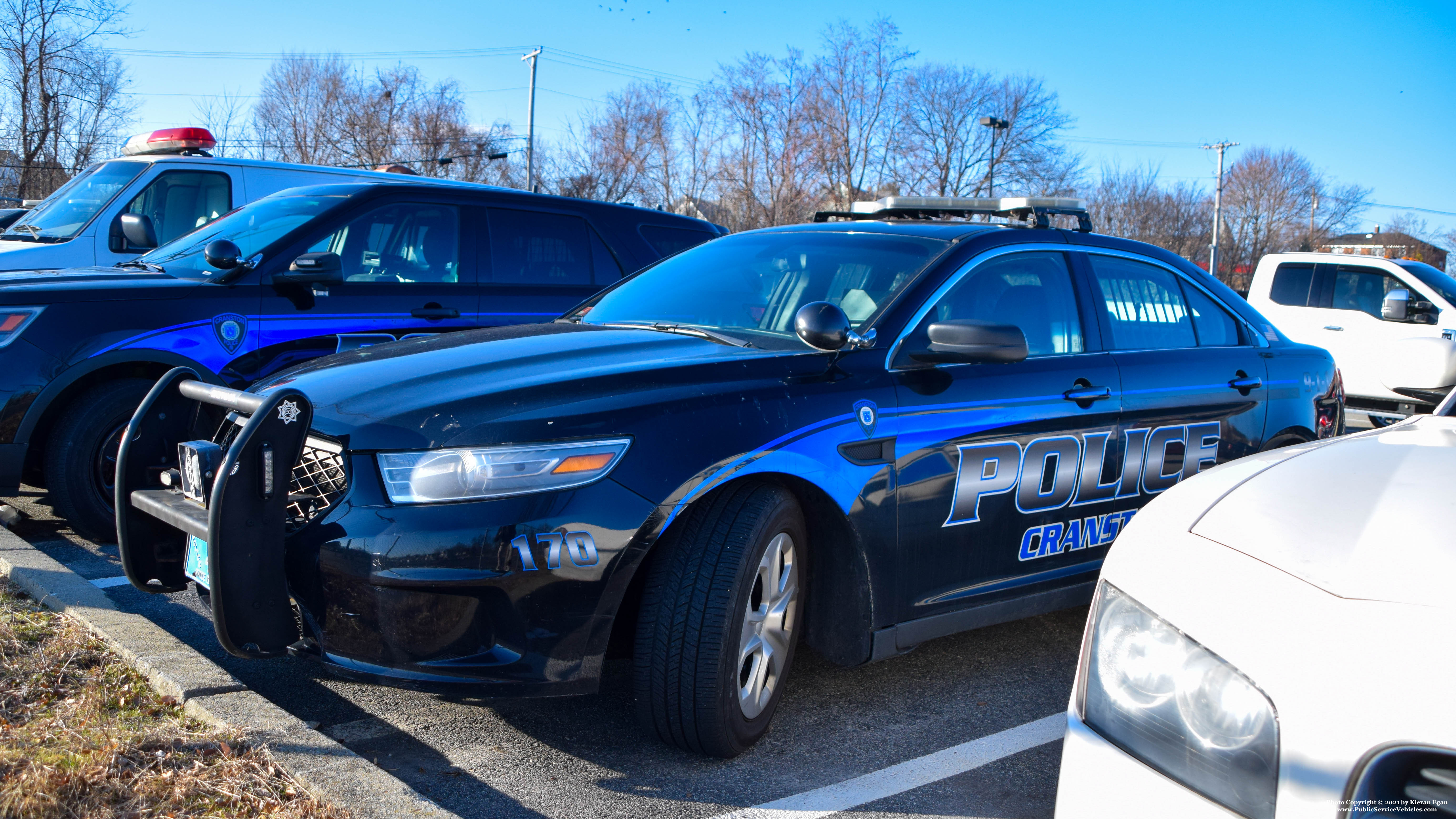 A photo  of Cranston Police
            Cruiser 170, a 2013-2015 Ford Police Interceptor Sedan             taken by Kieran Egan