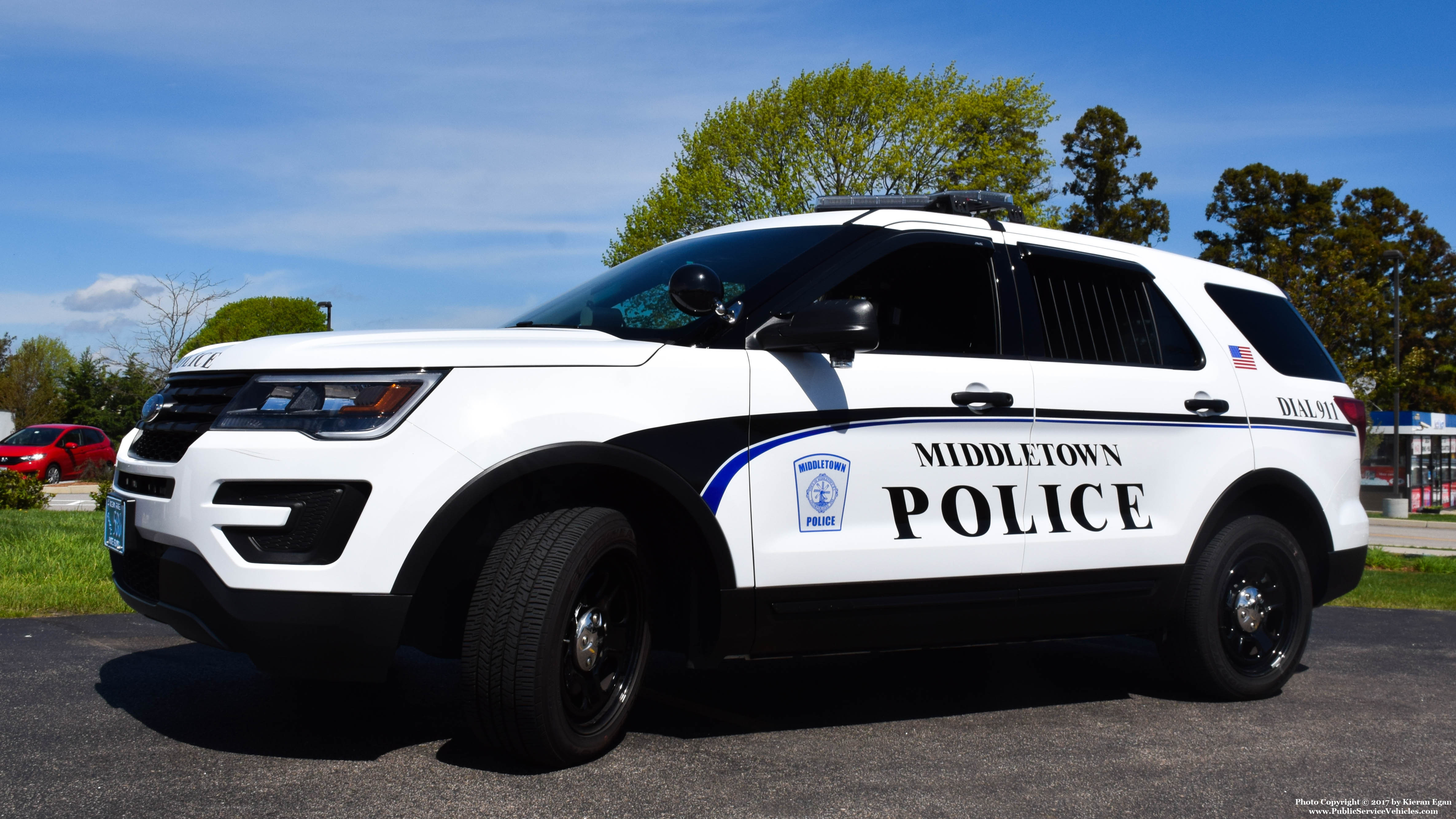 A photo  of Middletown Police
            Cruiser 580, a 2017 Ford Police Interceptor Utility             taken by Kieran Egan