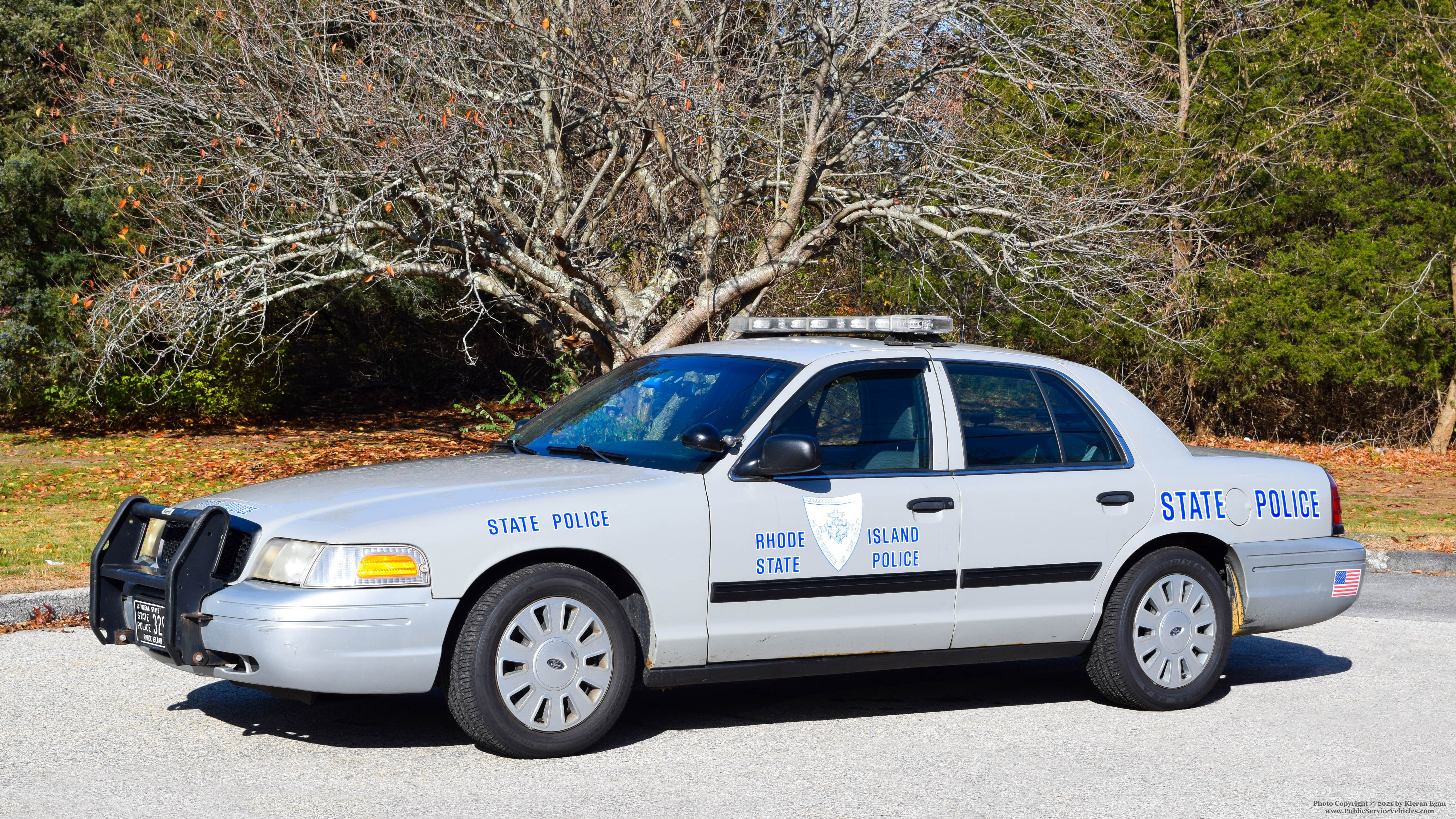 A photo  of Rhode Island State Police
            Cruiser 329, a 2010 Ford Crown Victoria Police Interceptor             taken by Kieran Egan